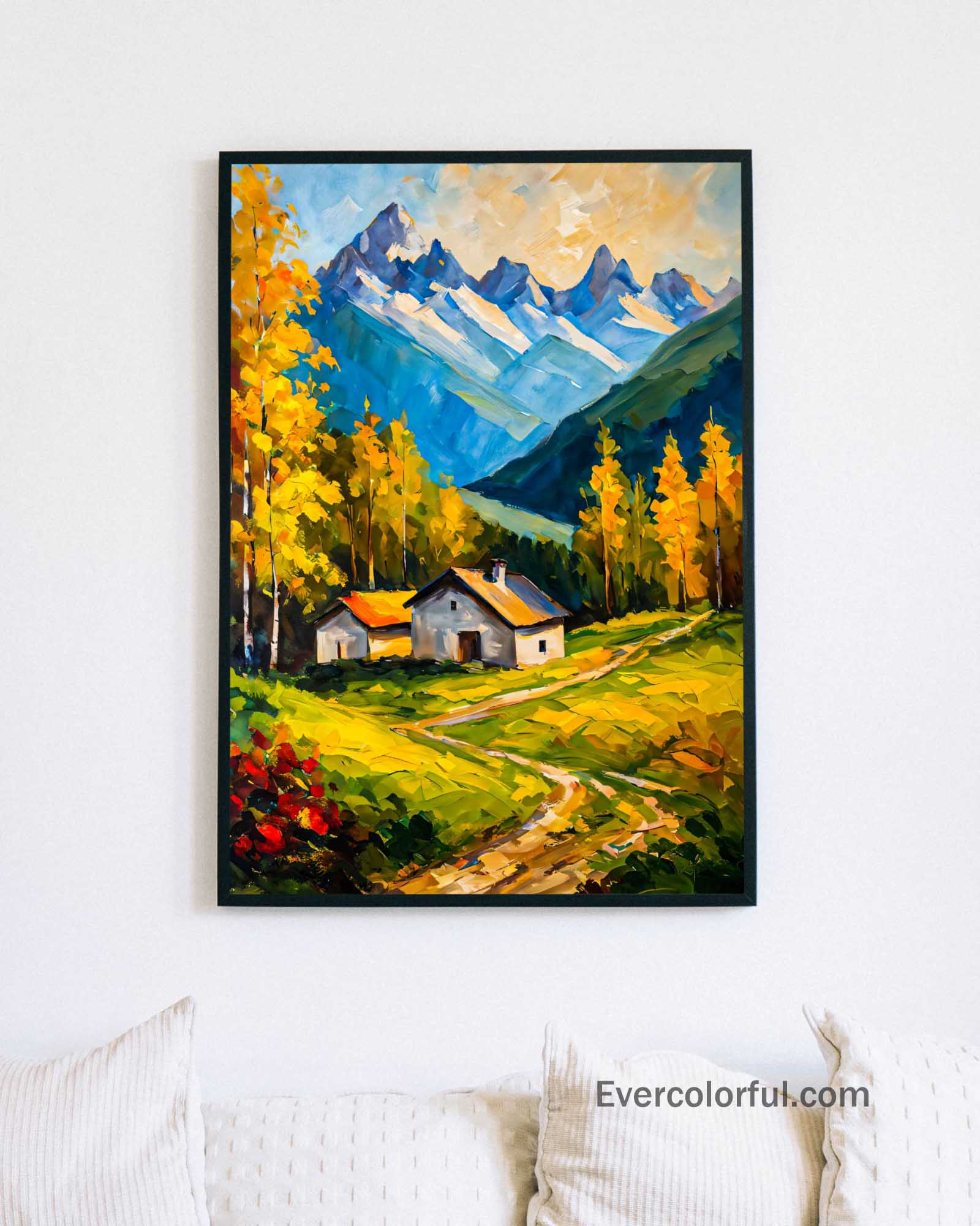 Austrian hills - Poster - Ever colorful
