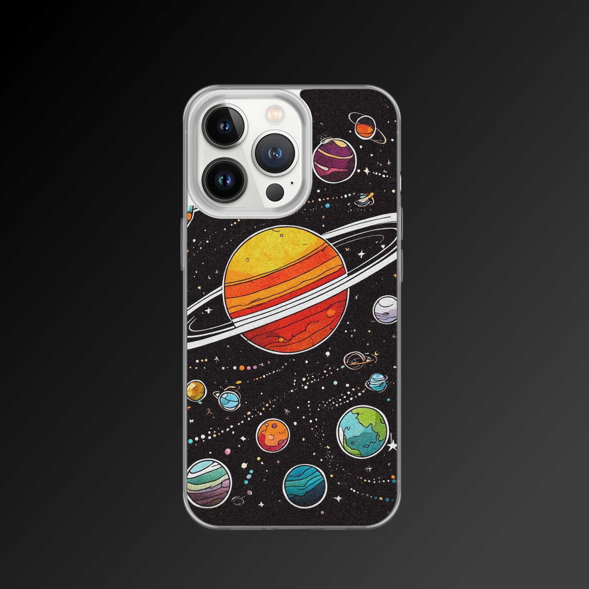 "Baby planets" clear iphone case - Clear iphone case - Ever colorful