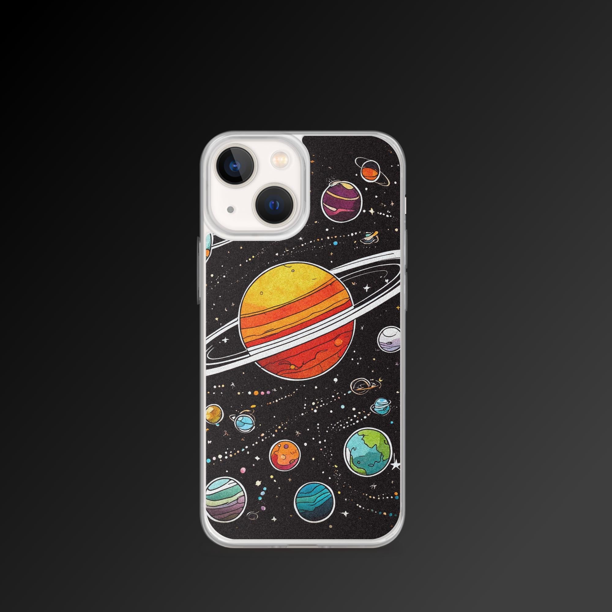 "Baby planets" clear iphone case - Clear iphone case - Ever colorful