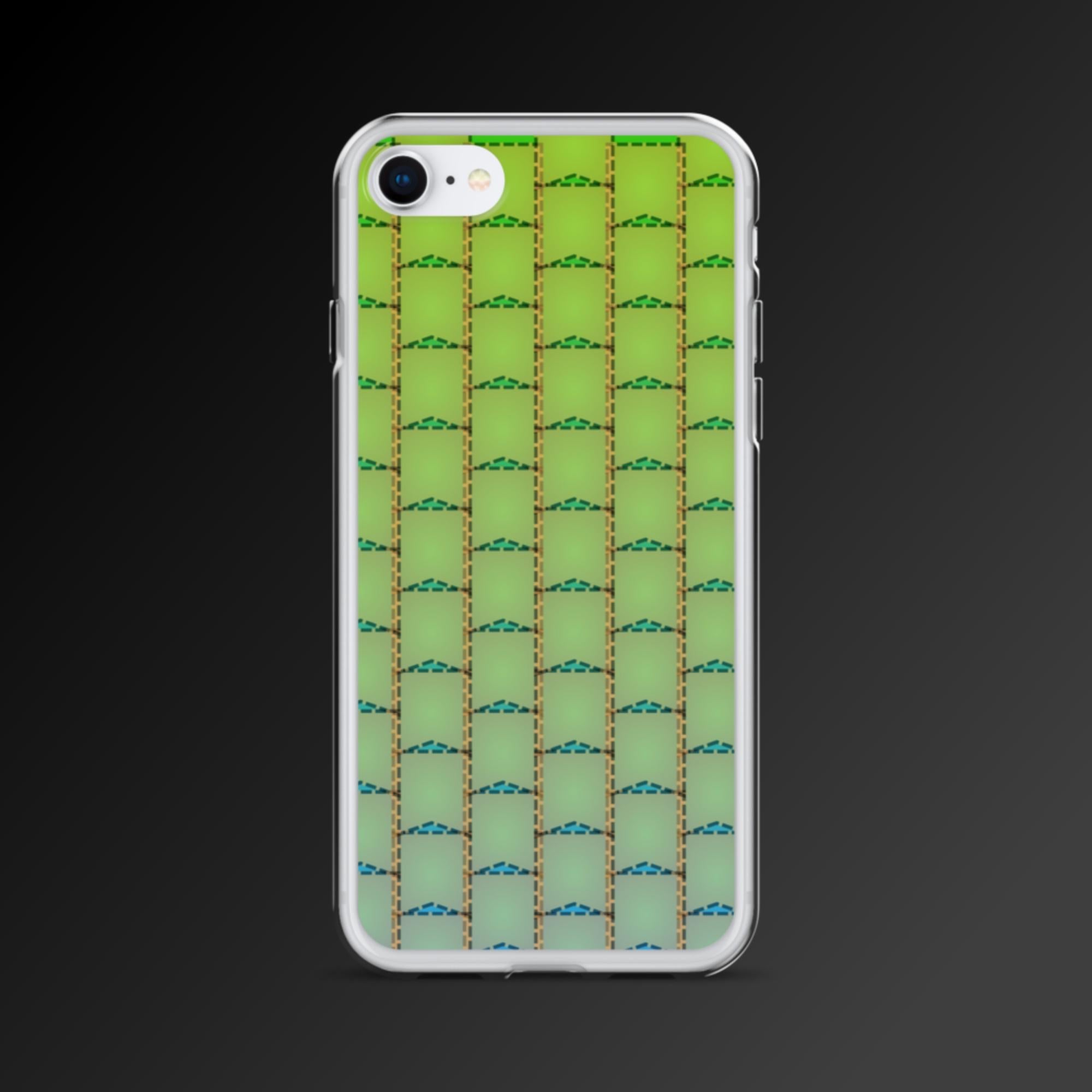 "Bamboo grid" clear iphone case - Clear iphone case - Ever colorful