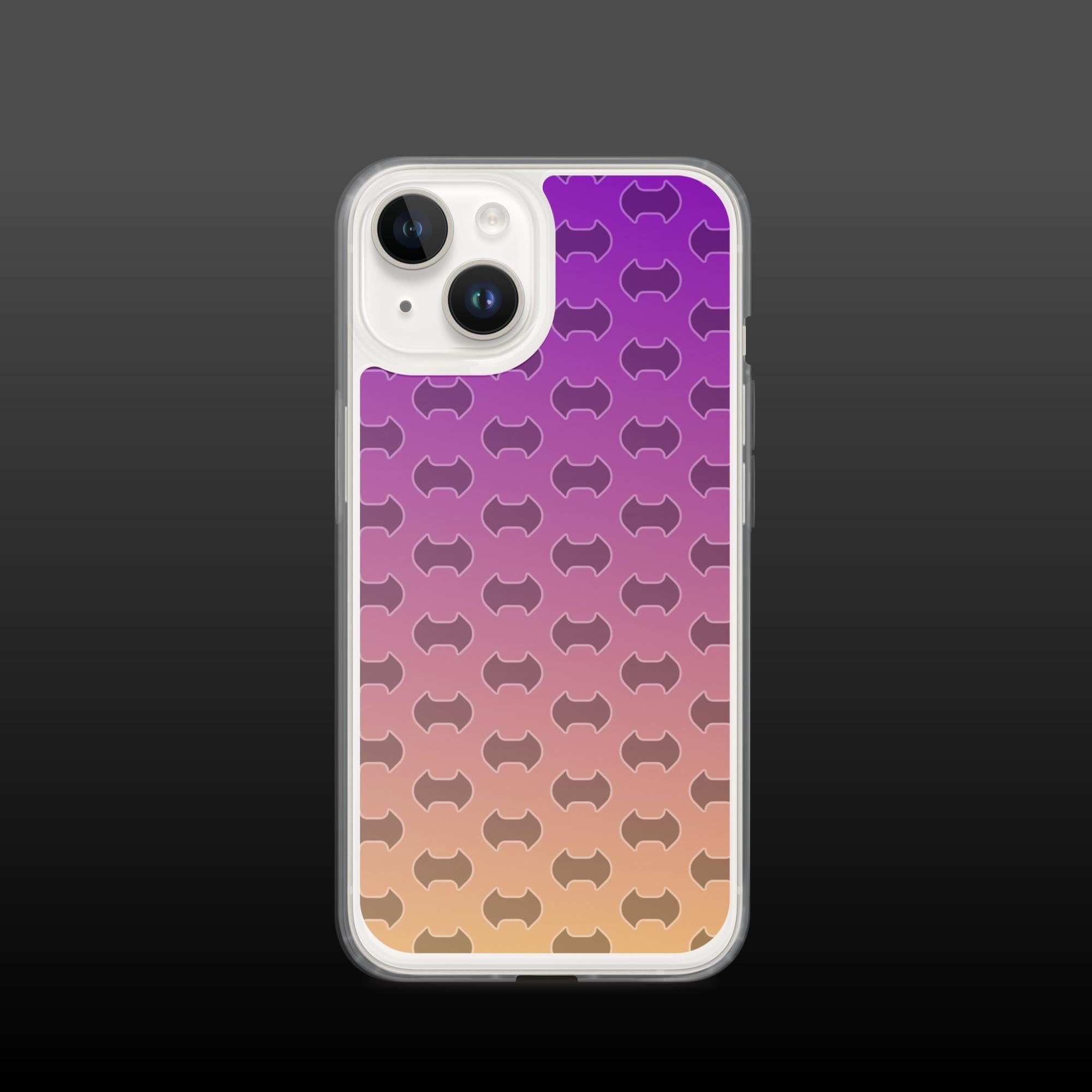 "Bats pattern" clear iphone case - Clear iphone case - Ever colorful