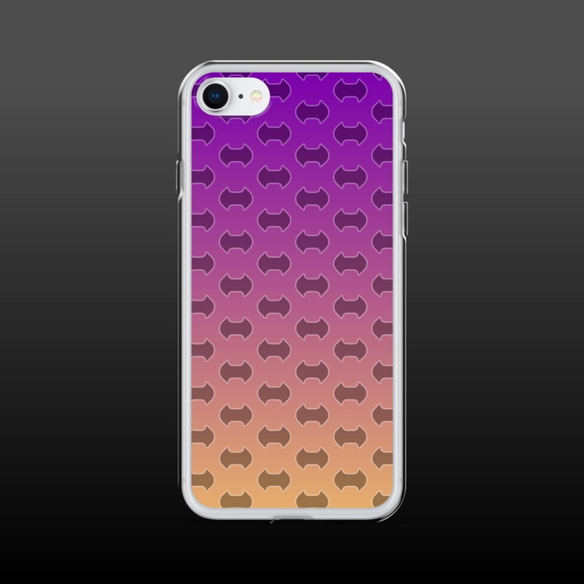 "Bats pattern" clear iphone case - Clear iphone case - Ever colorful