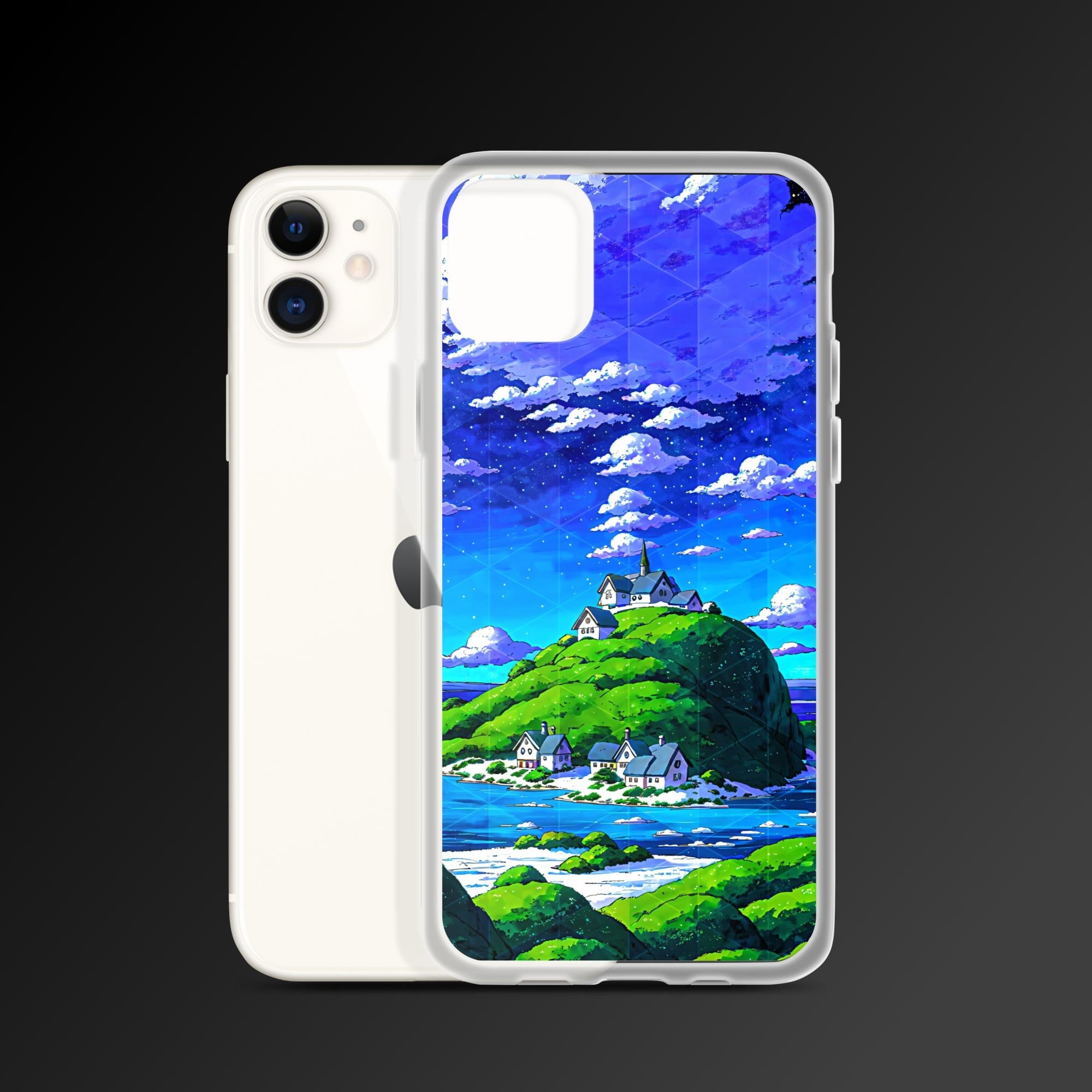 "Blissful world" clear iphone case - Clear iphone case - Ever colorful