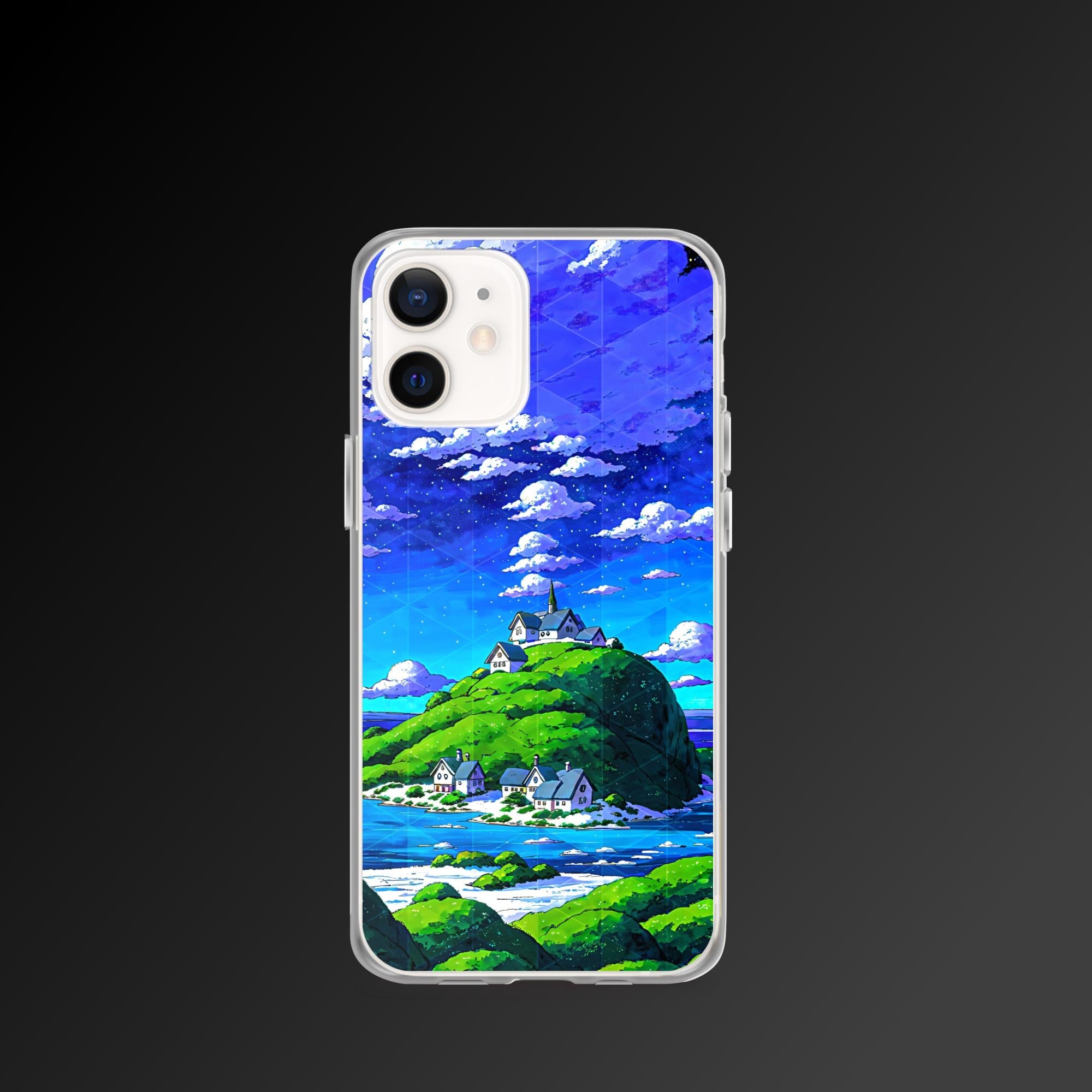 "Blissful world" clear iphone case - Clear iphone case - Ever colorful