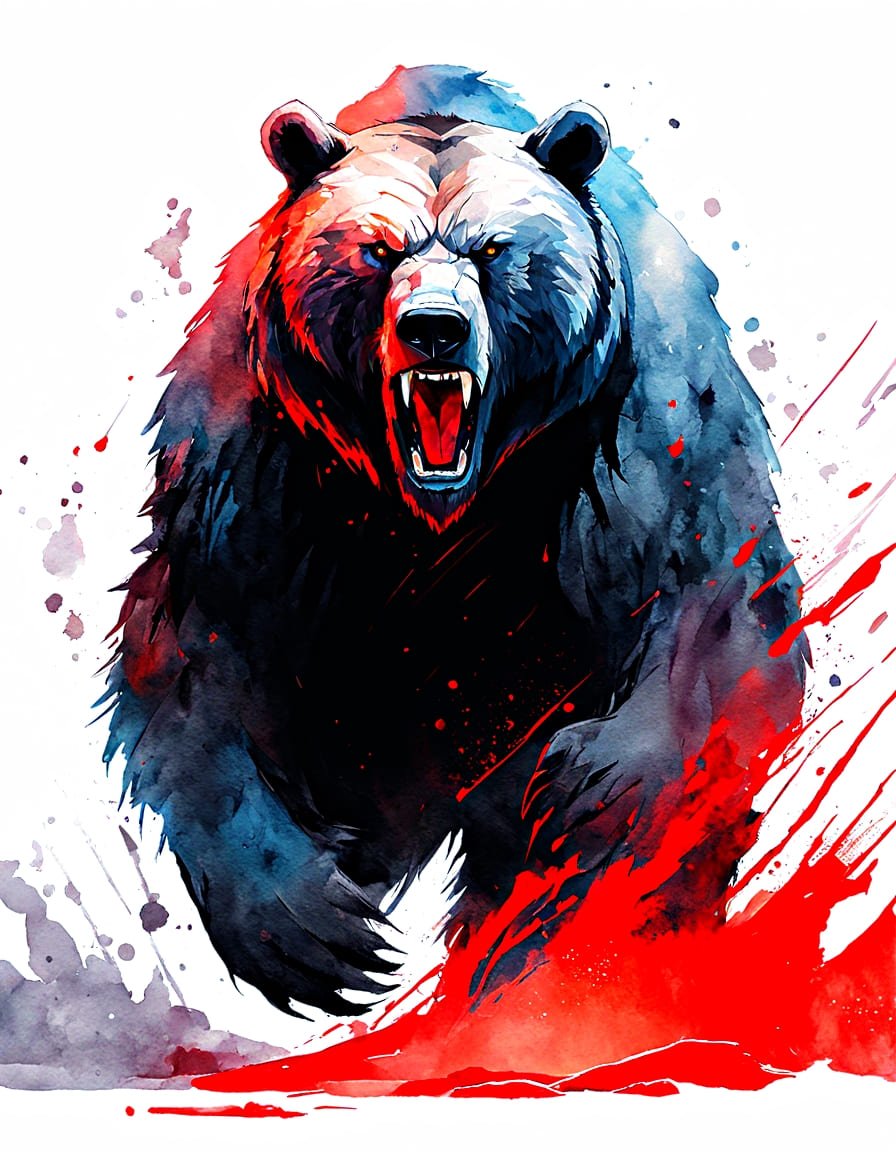 Bloody Ursa - Poster - Ever colorful