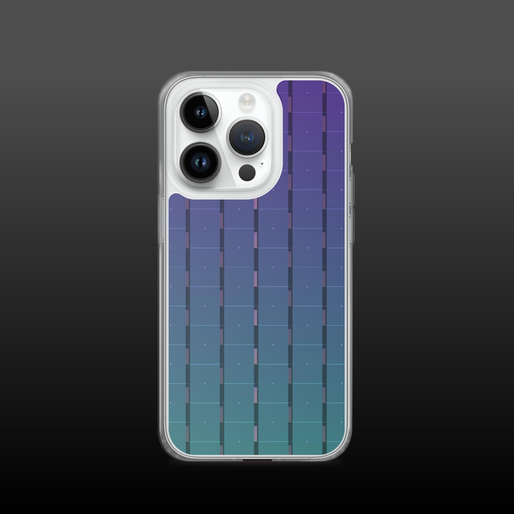 "Blue bands pattern" clear iphone case - Clear iphone case - Ever colorful