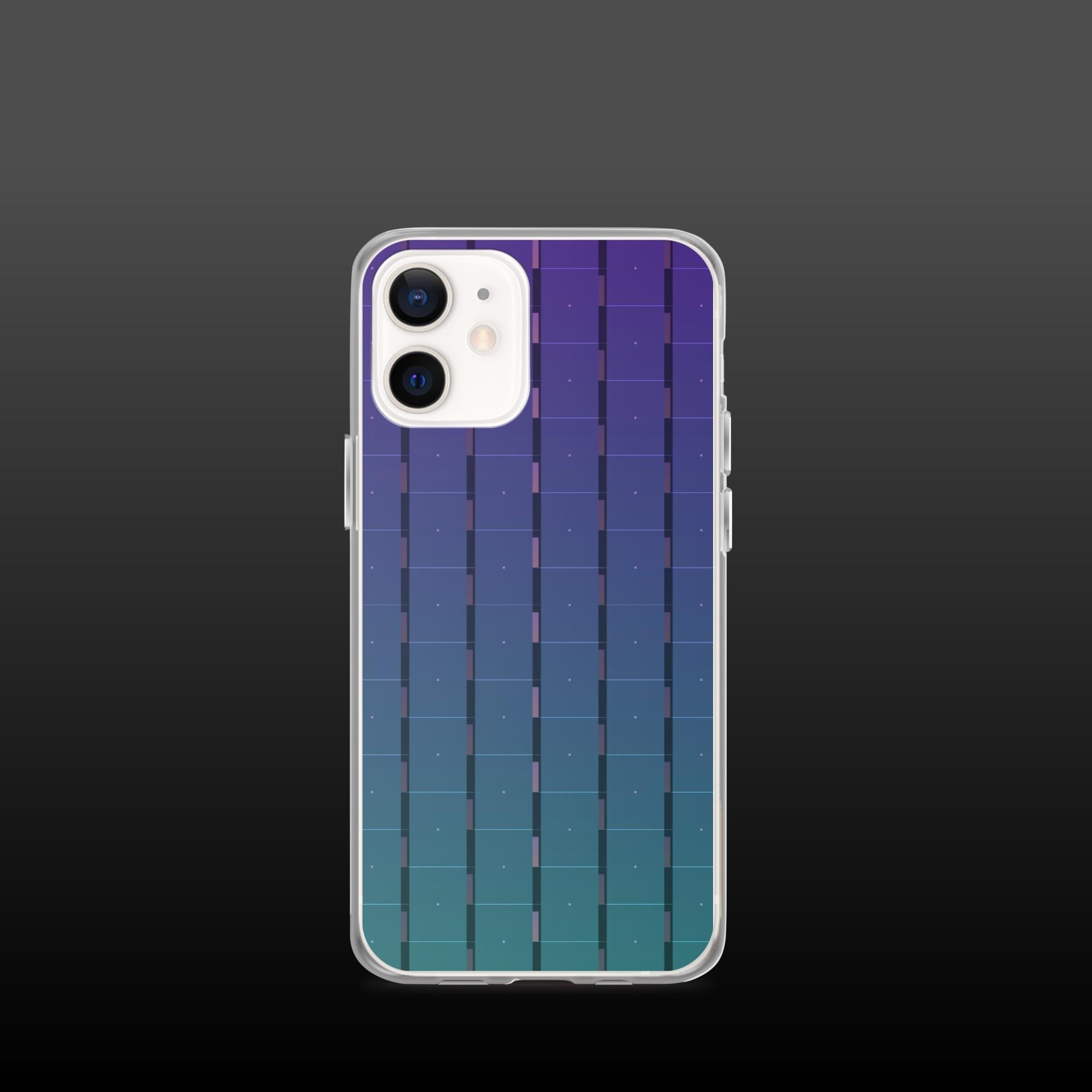 "Blue bands pattern" clear iphone case - Clear iphone case - Ever colorful
