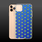 "Blue drops pattern" clear iphone case - Clear iphone case - Ever colorful