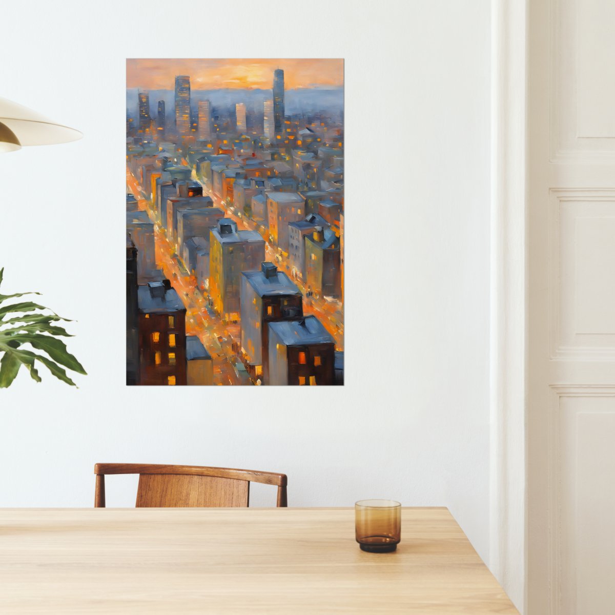 Boston rooftops - Art print - Poster - Ever colorful