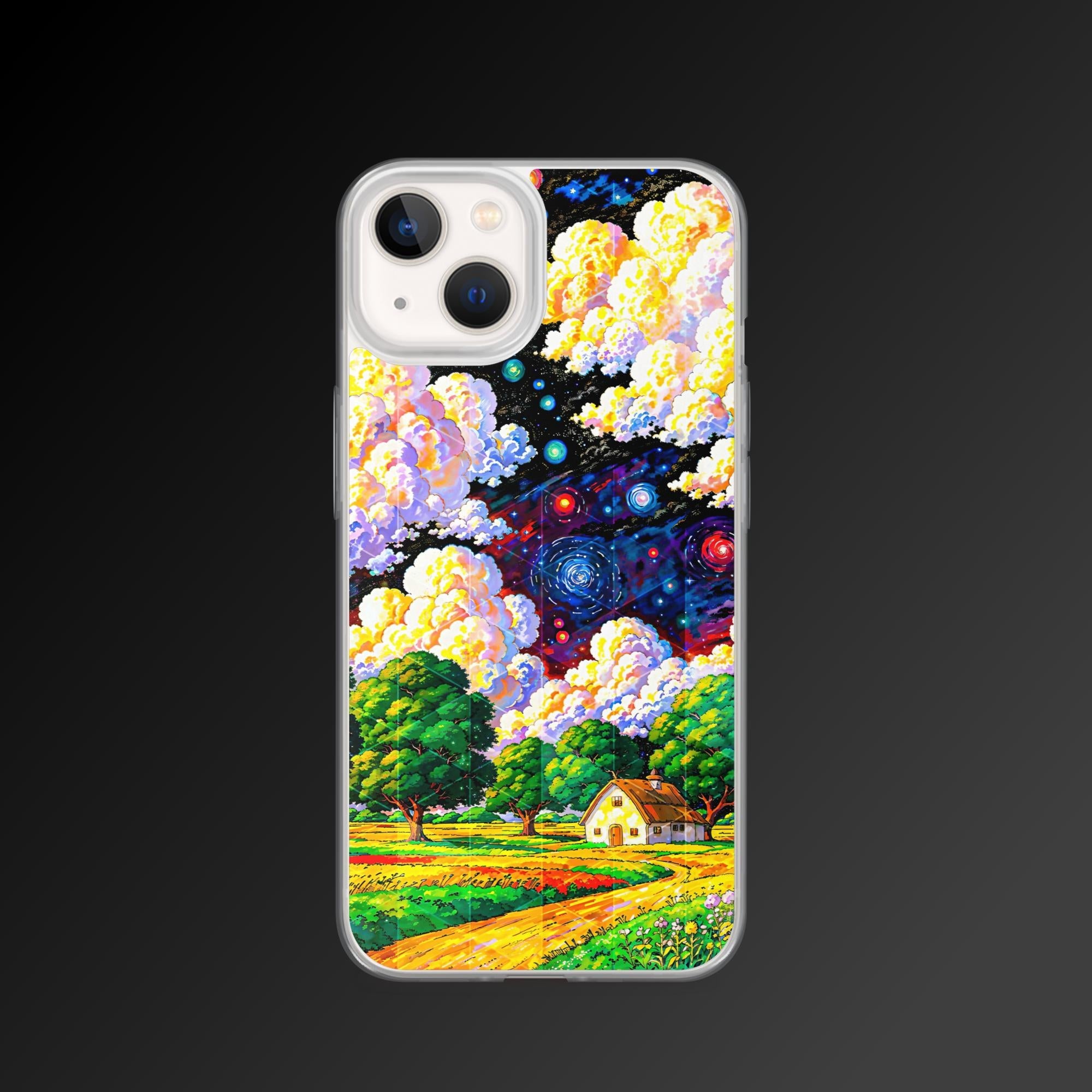 "Celestial cluster" clear iphone case - Clear iphone case - Ever colorful