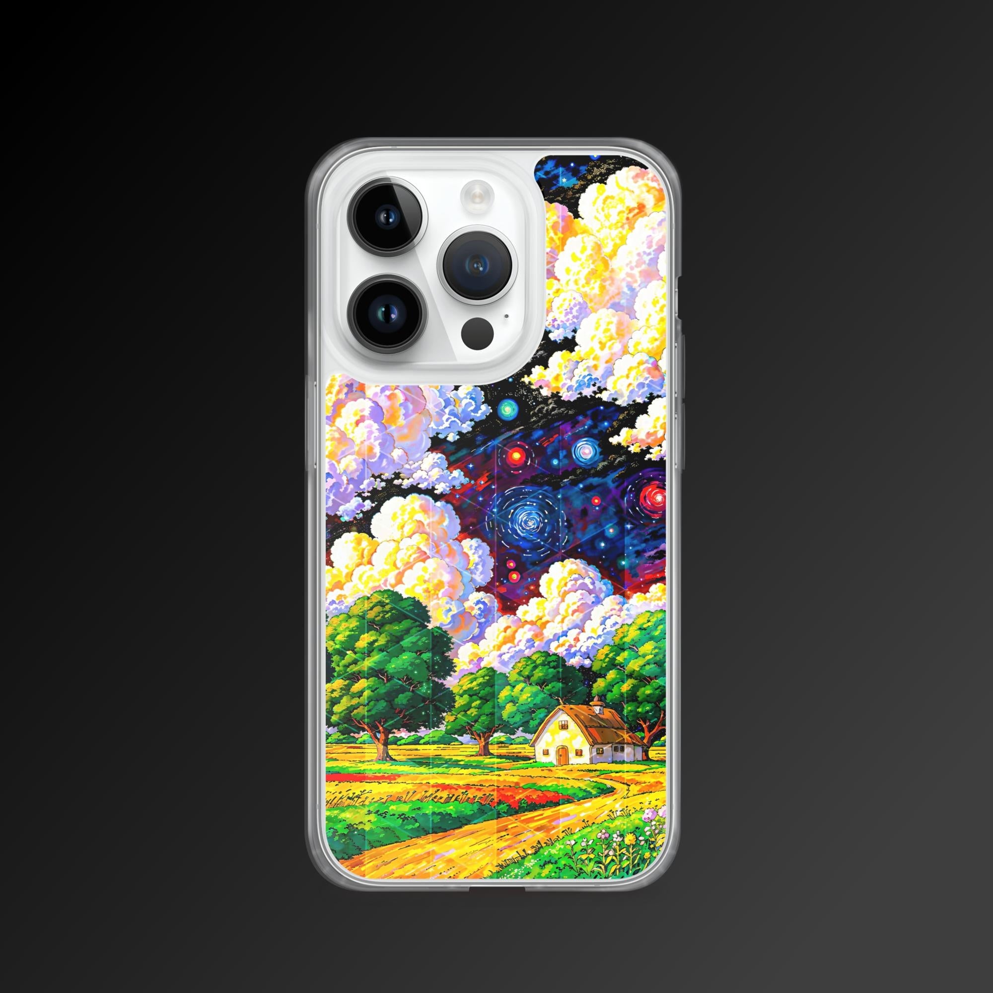 "Celestial cluster" clear iphone case - Clear iphone case - Ever colorful
