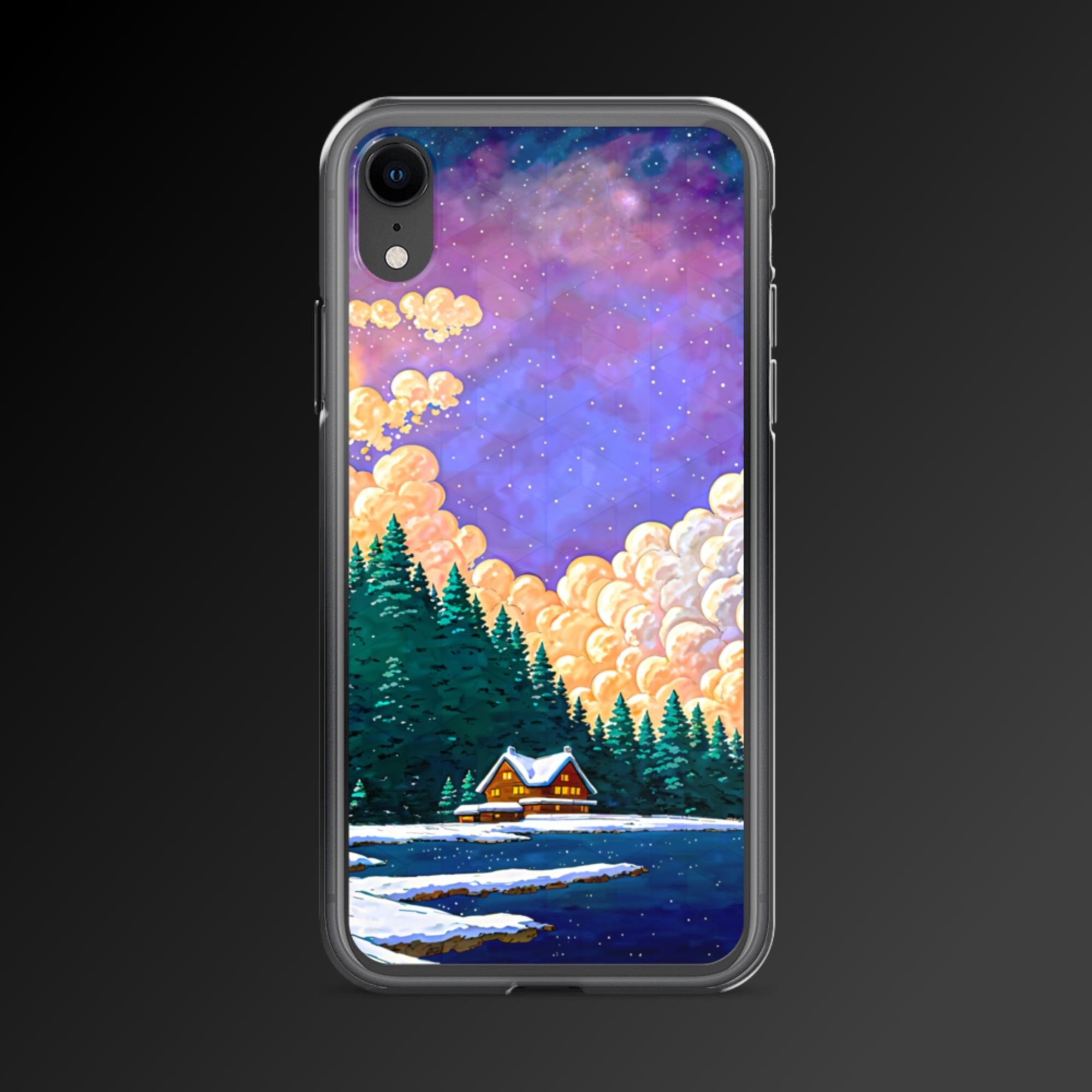 "Chilly cabin" clear iphone case - Clear iphone case - Ever colorful