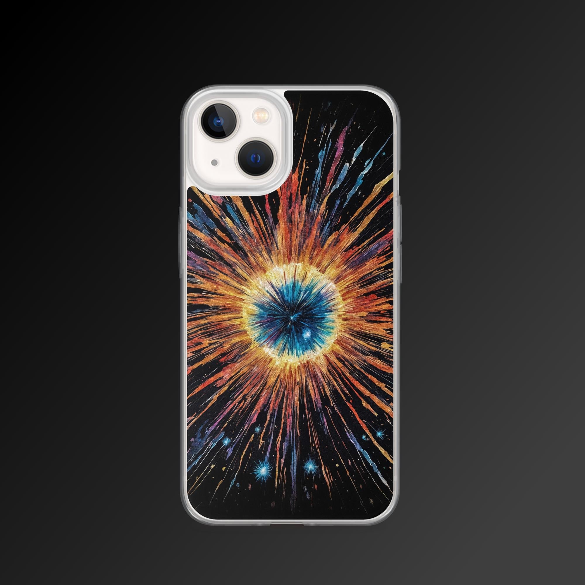 "Chroma blast" clear iphone case - Clear iphone case - Ever colorful