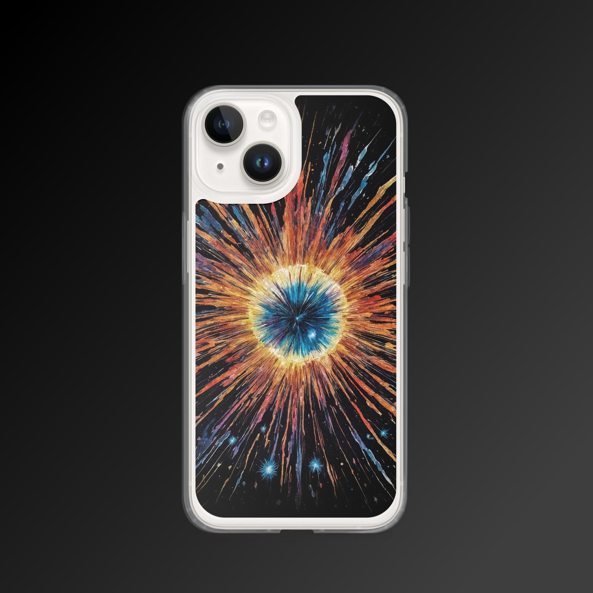 "Chroma blast" clear iphone case - Clear iphone case - Ever colorful