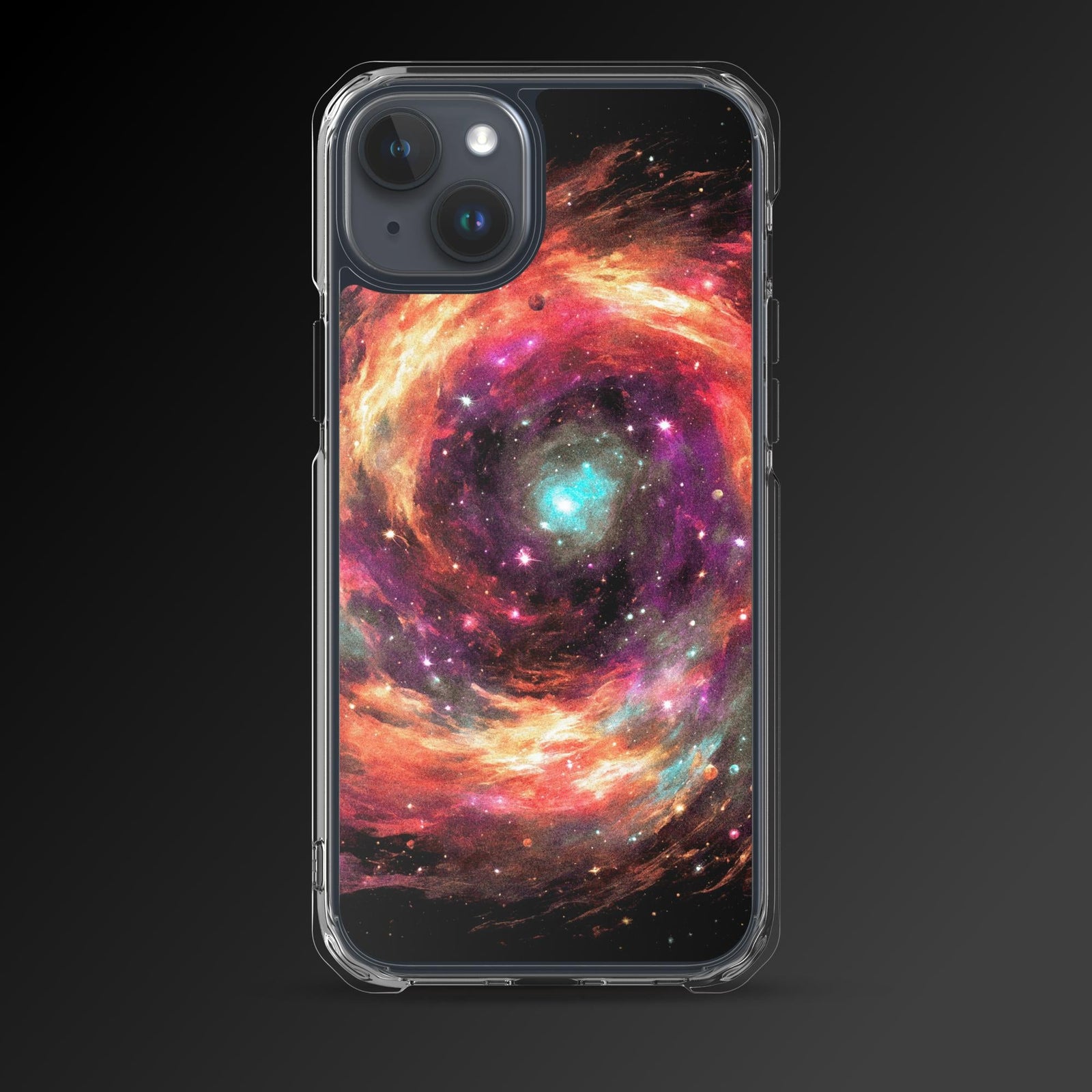 "Chromatic star cluster" clear iphone case - Clear iphone case - Ever colorful