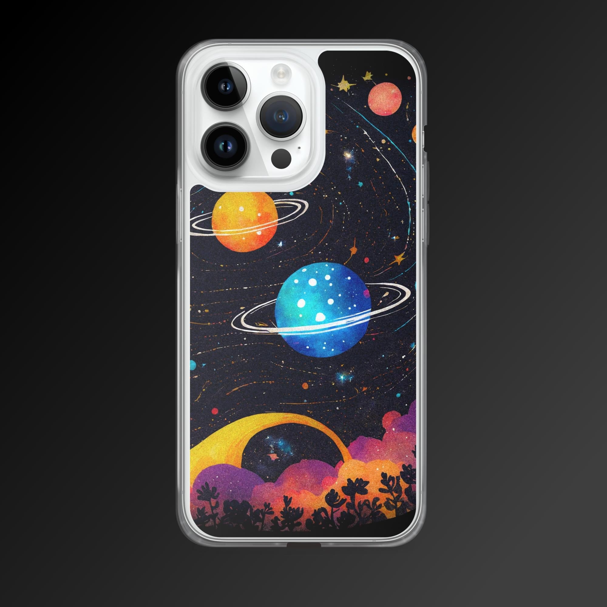 "Clear night" clear iphone case - Clear iphone case - Ever colorful