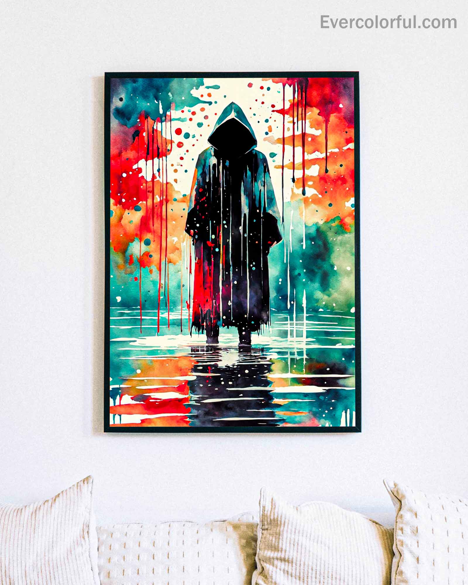 Cloaked shadow - Poster - Ever colorful