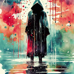 Cloaked shadow - Poster - Ever colorful