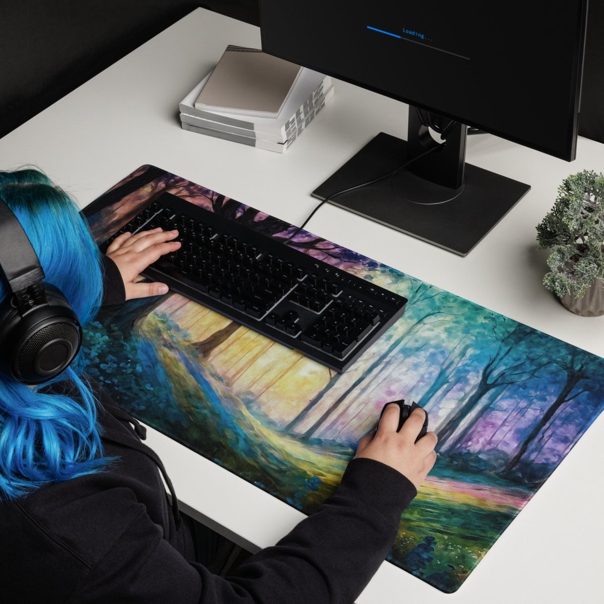 Color splash nature - Gaming mouse pad - Ever colorful