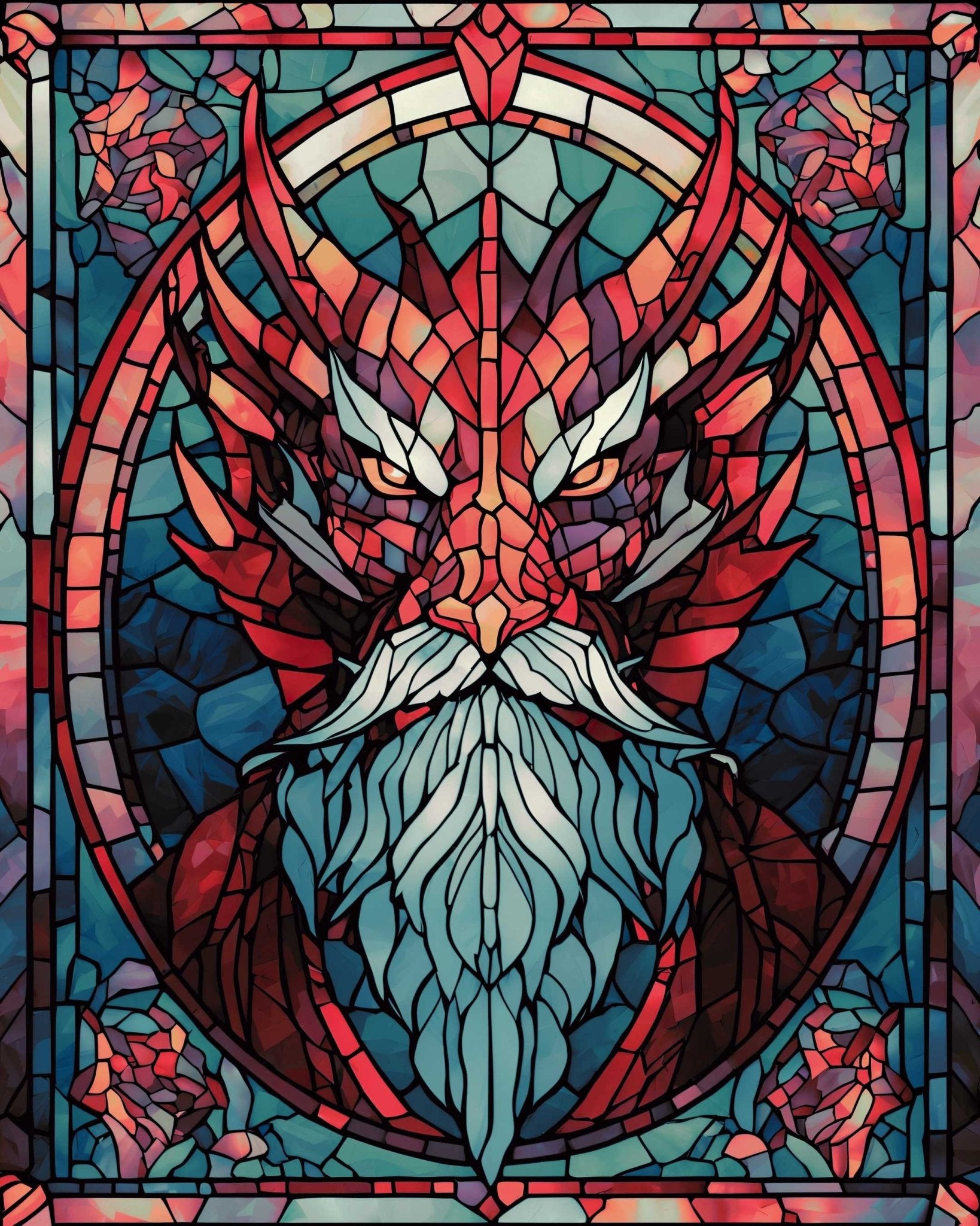 Copper dragon elder - Poster - Ever colorful