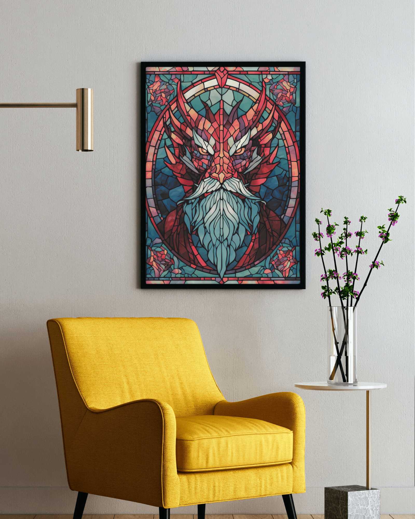 Copper dragon elder - Poster - Ever colorful