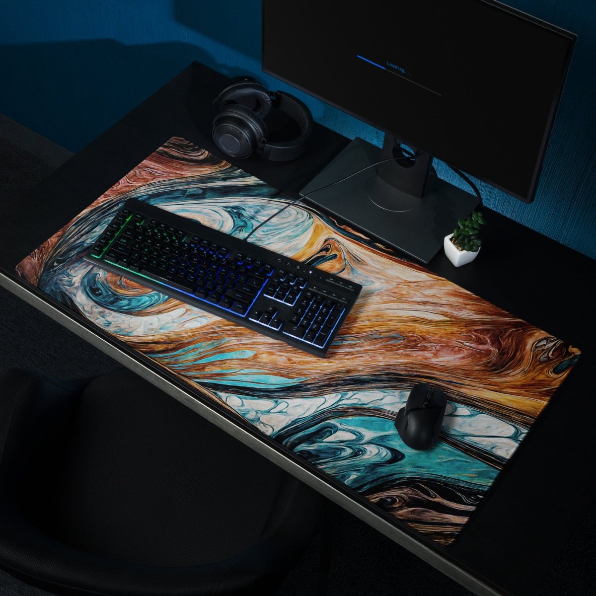 Cosmic whirl - Gaming mouse pad - Ever colorful