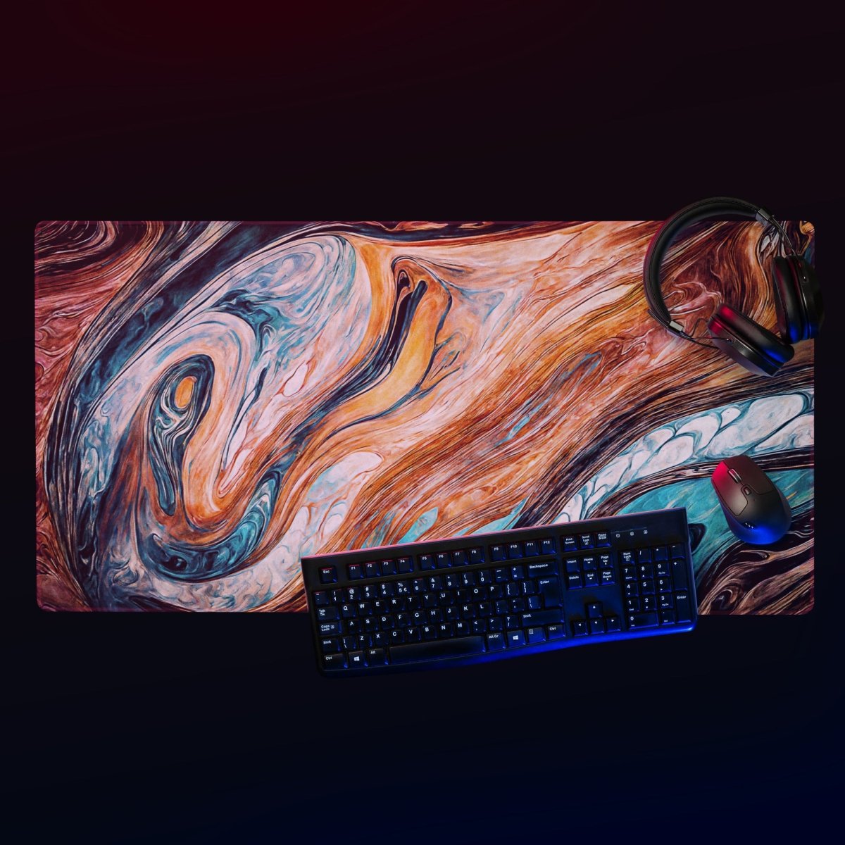 Cosmic whirl - Gaming mouse pad - Ever colorful