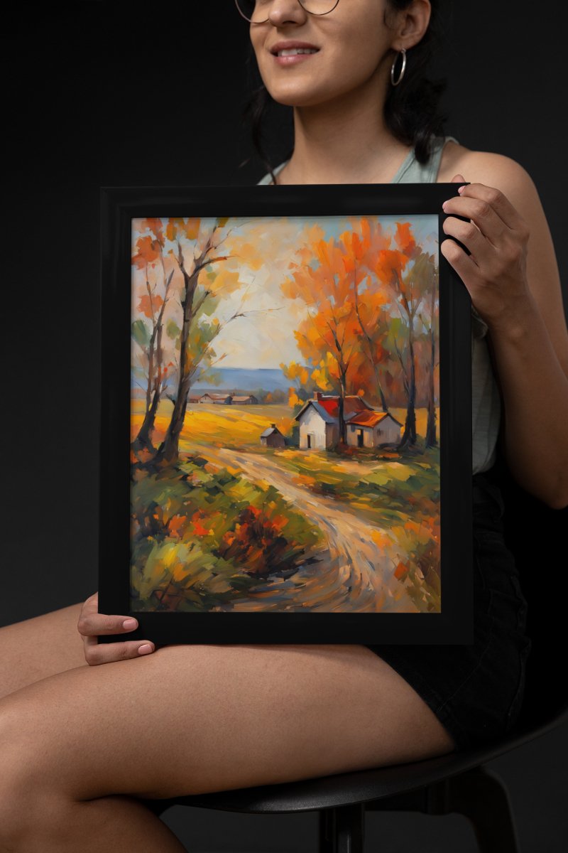Country road - Art print - Poster - Ever colorful