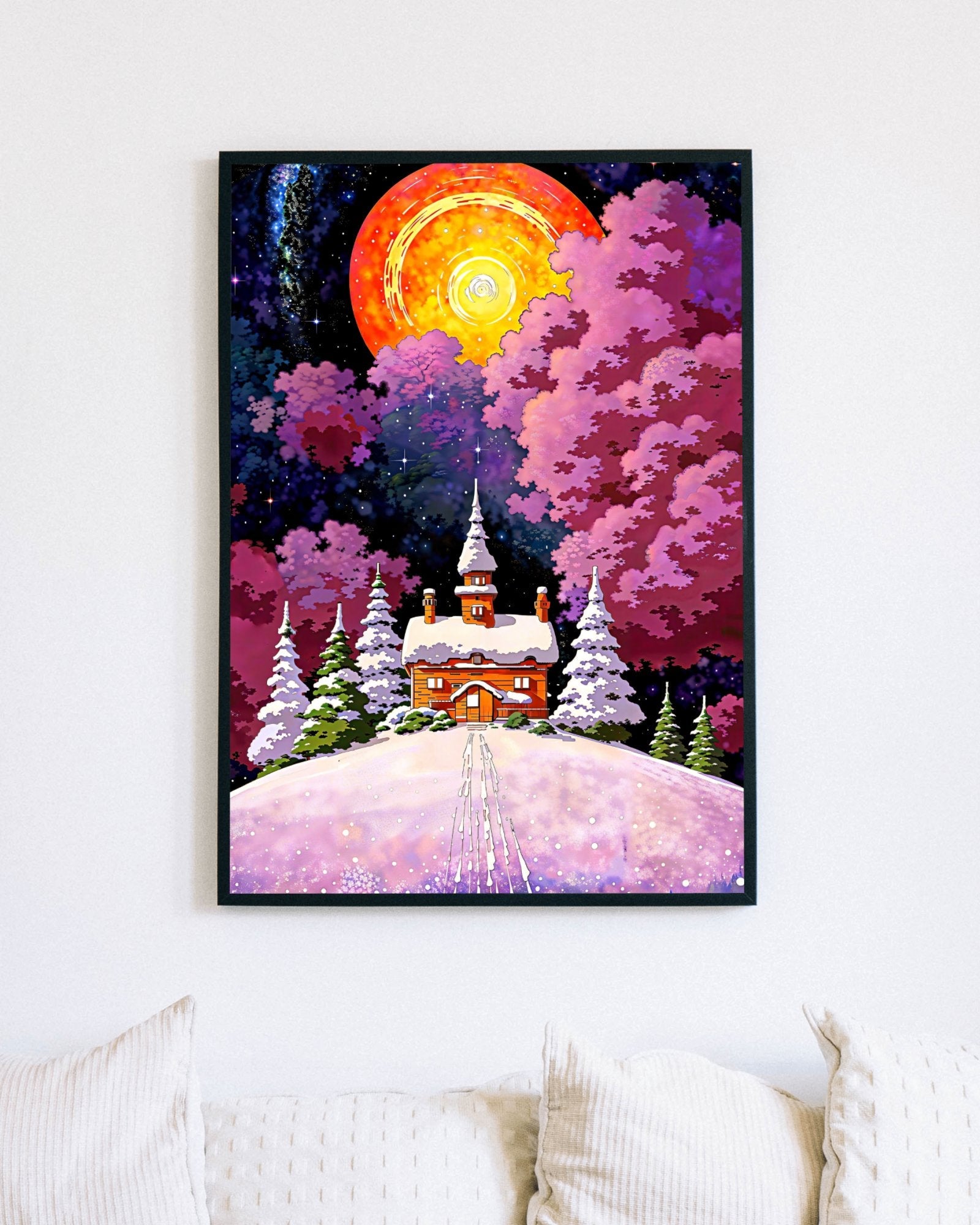 Cozy winter time - Poster - Ever colorful