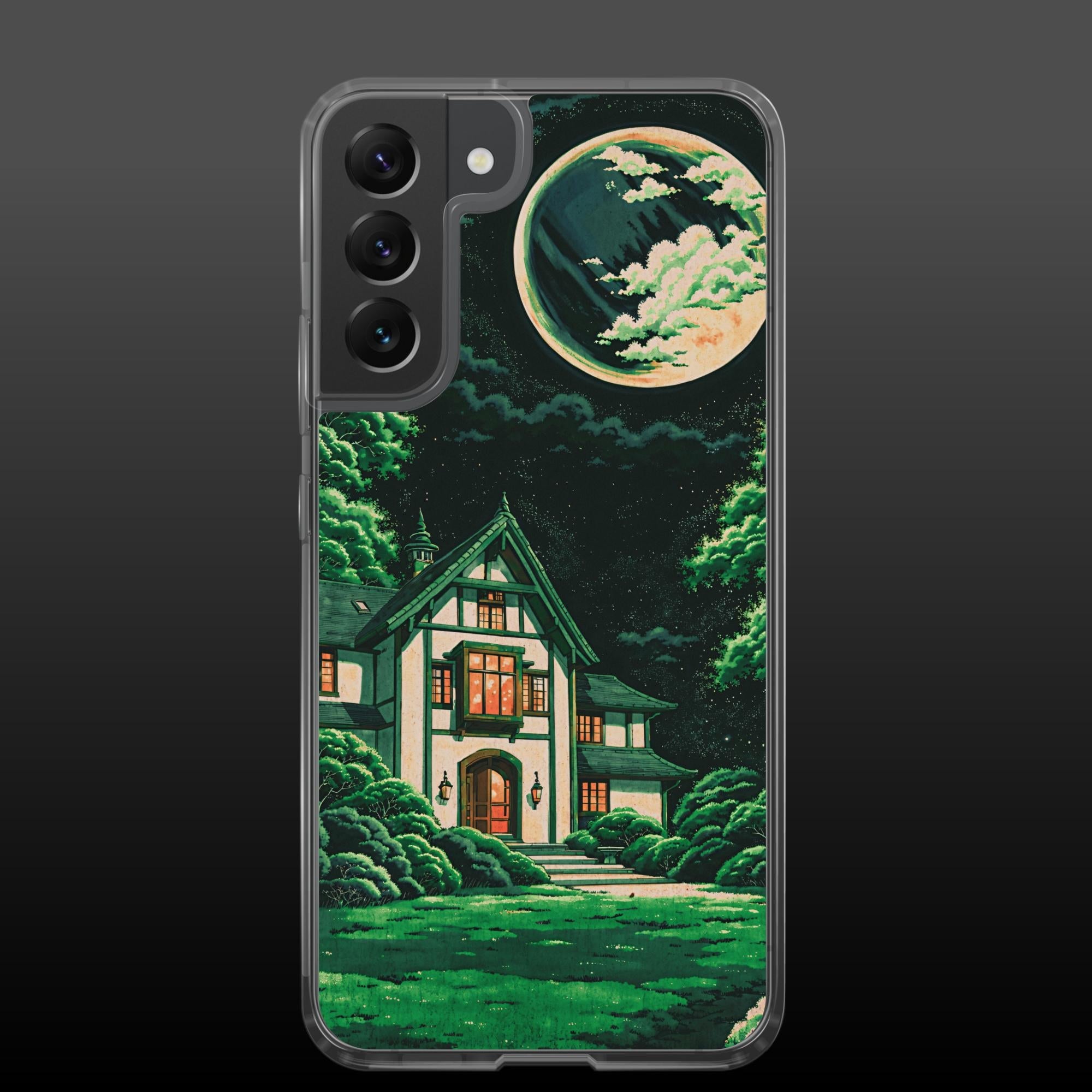 "Crescent night" clear samsung case - Clear samsung case - Ever colorful