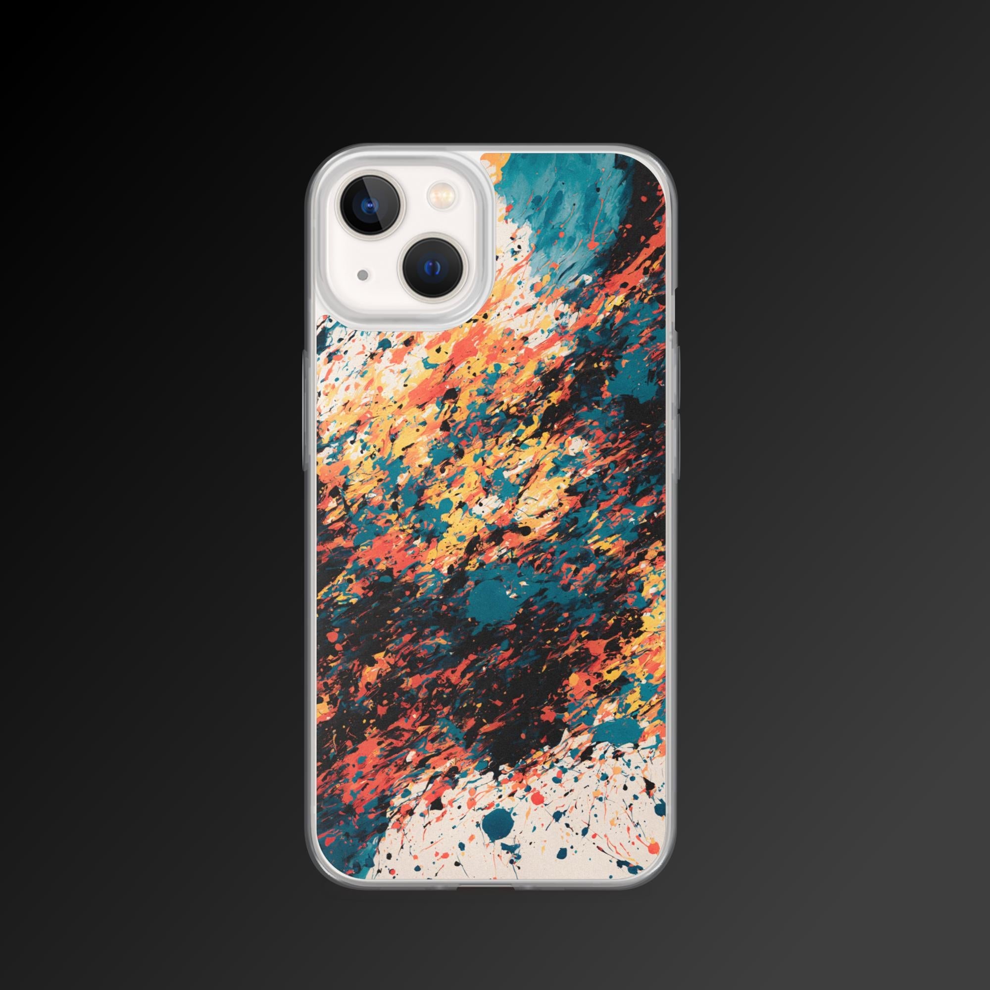 "Cross splash" clear iphone case - Clear iphone case - Ever colorful