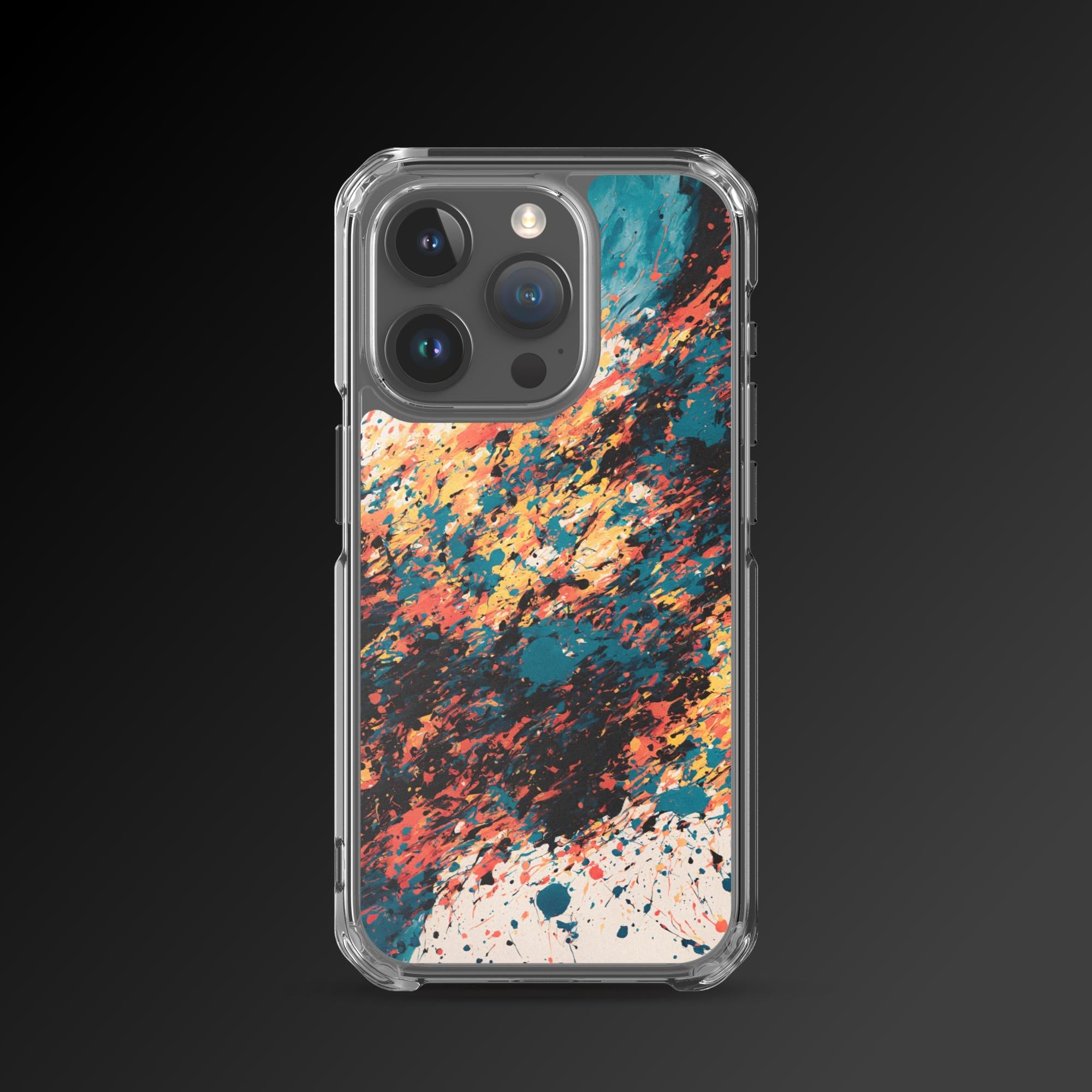 "Cross splash" clear iphone case - Clear iphone case - Ever colorful
