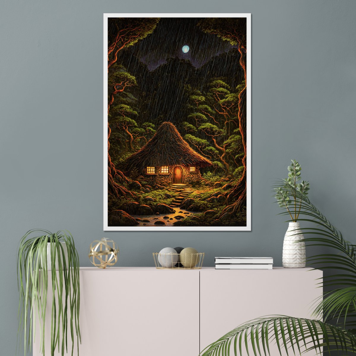 Dark roots isle - Art print - Poster - Ever colorful