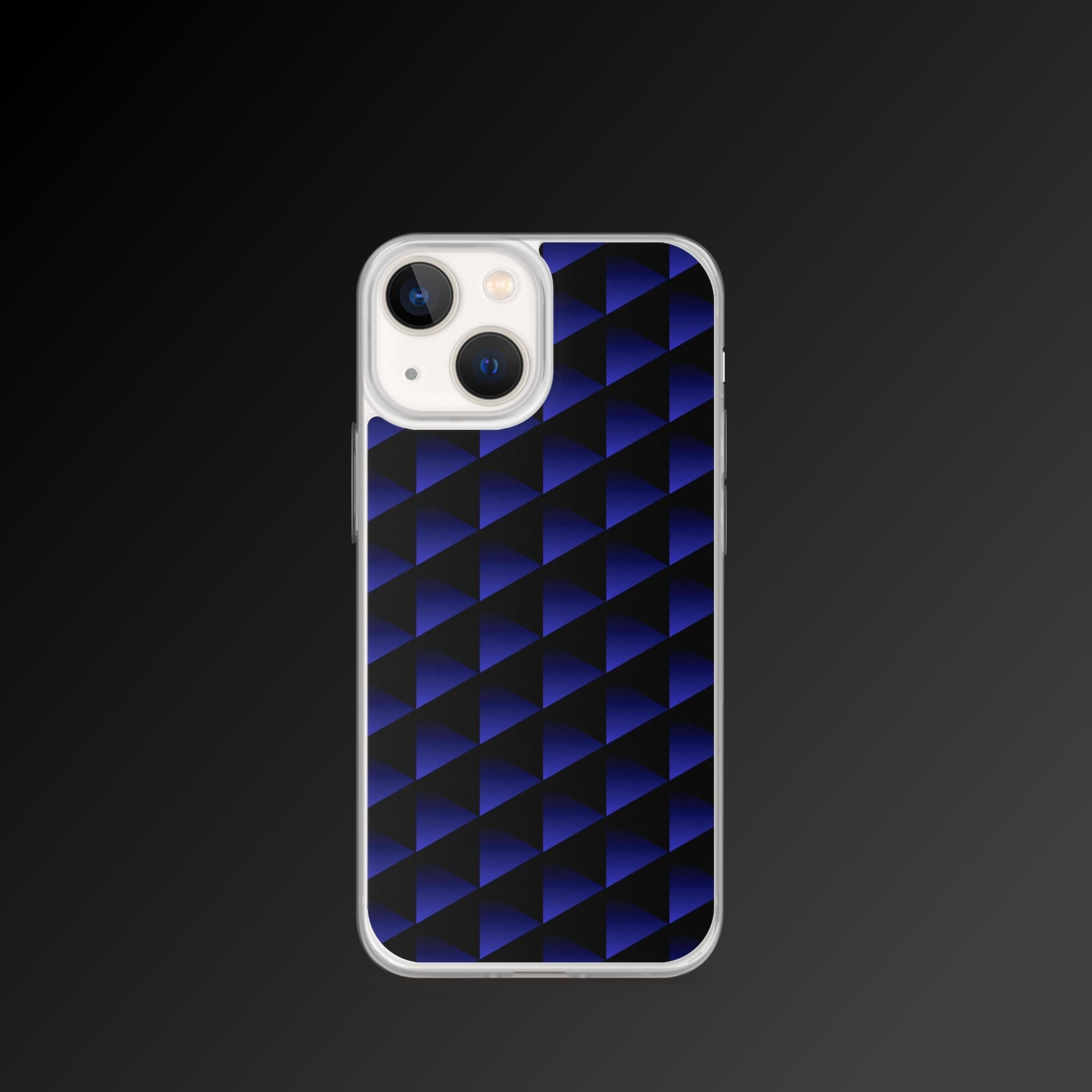 "Dark triangles pattern" clear iphone case - Clear iphone case - Ever colorful
