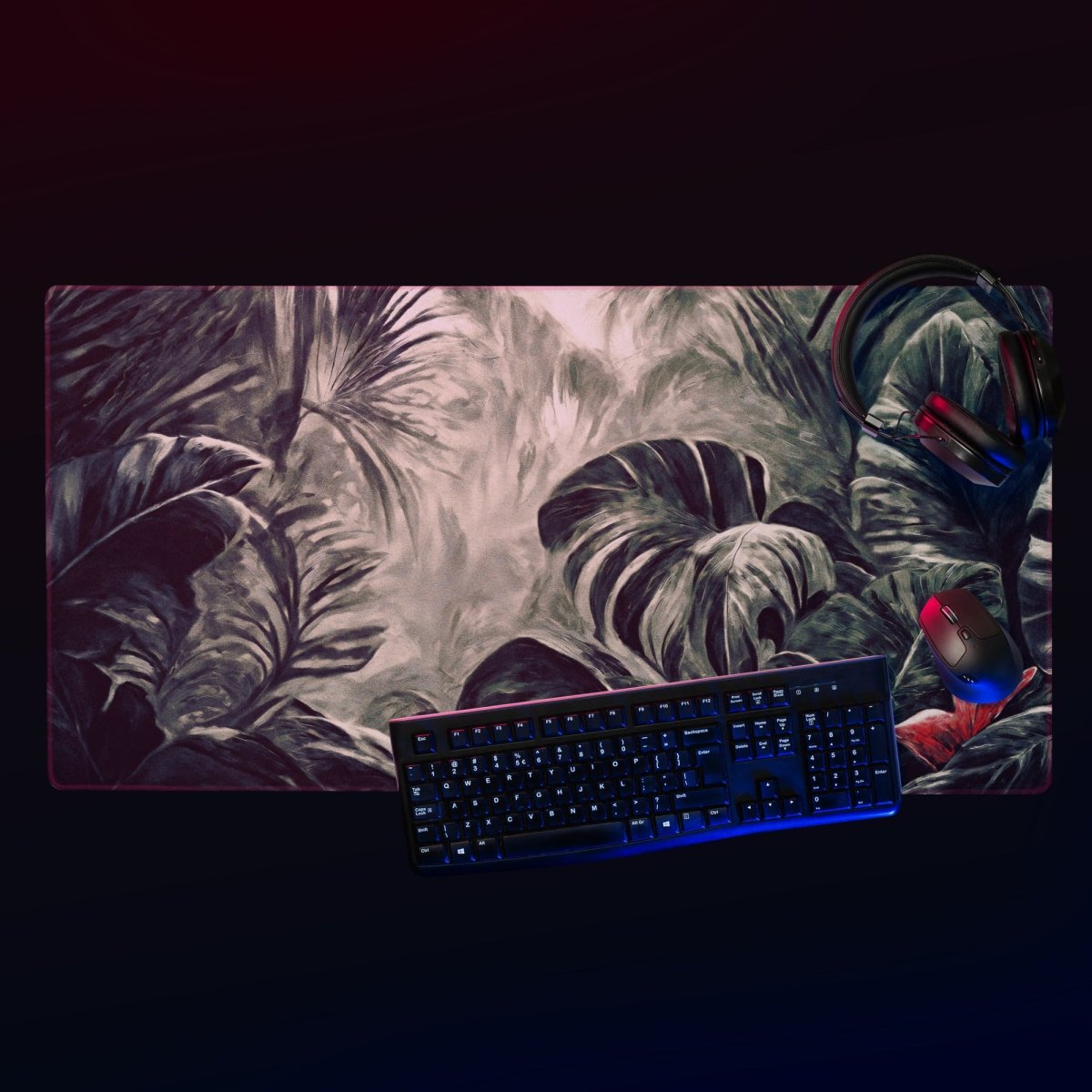 Deep vintage jungle - Gaming mouse pad - Ever colorful