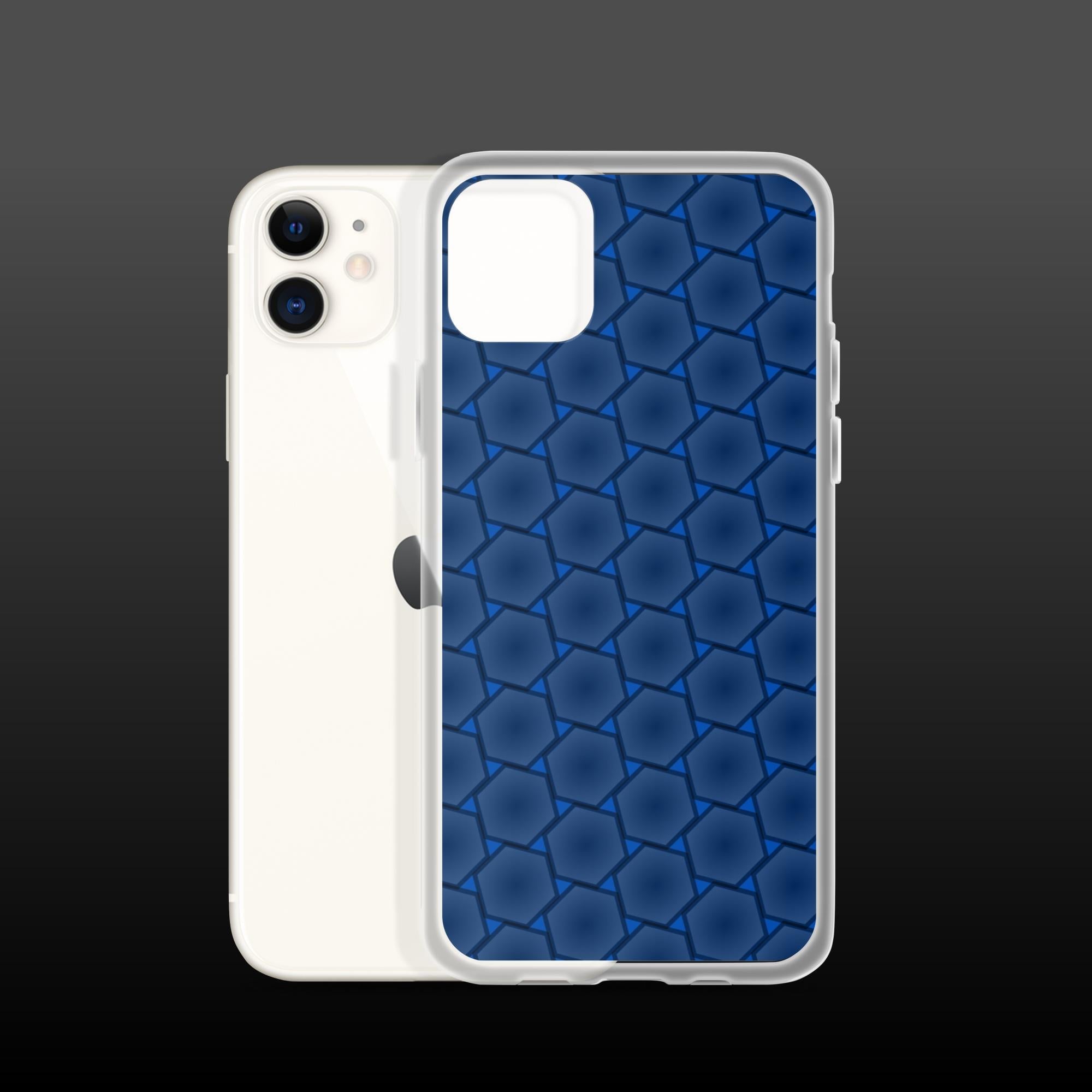 "Dence hexagons grid" clear iphone case - Clear iphone case - Ever colorful