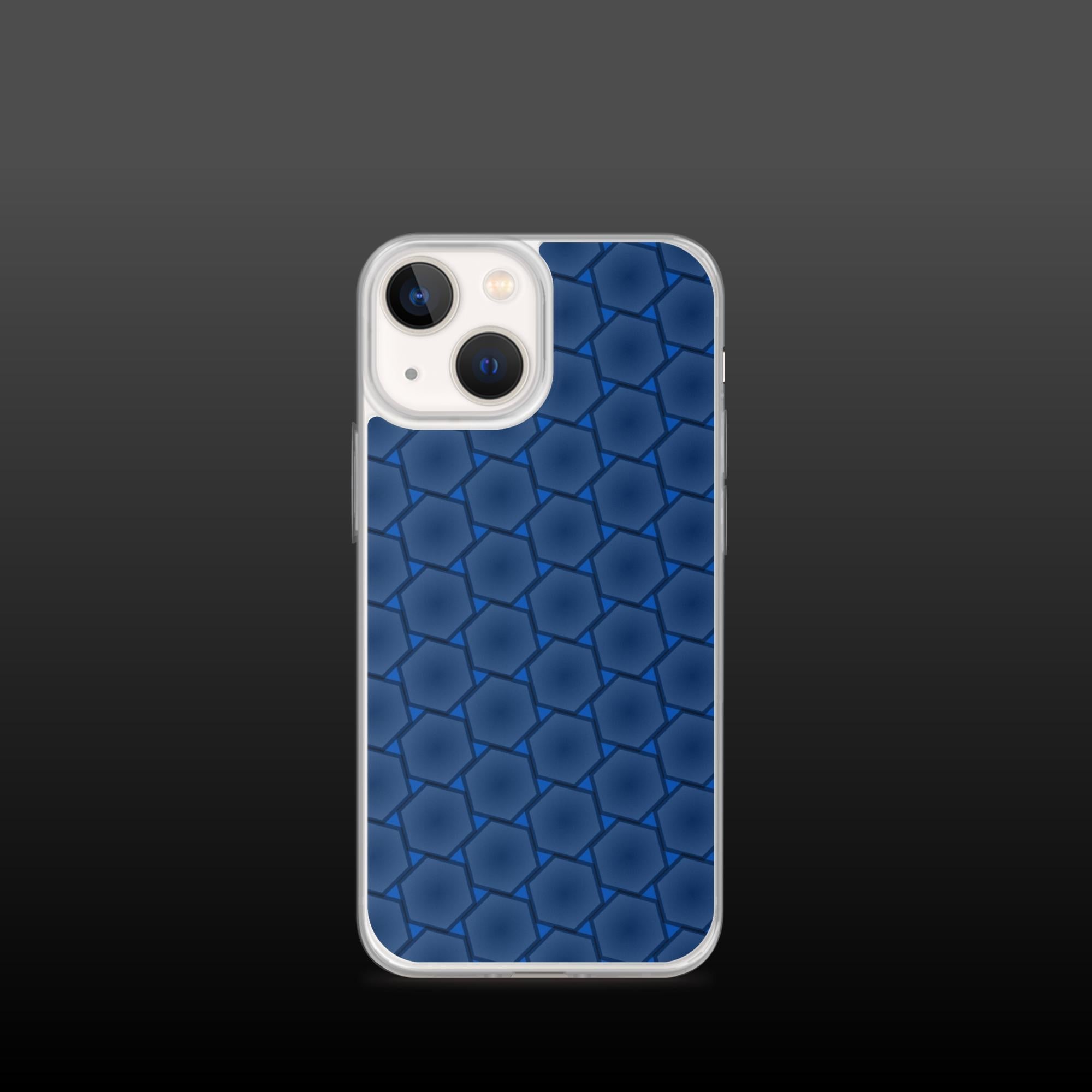 "Dence hexagons grid" clear iphone case - Clear iphone case - Ever colorful