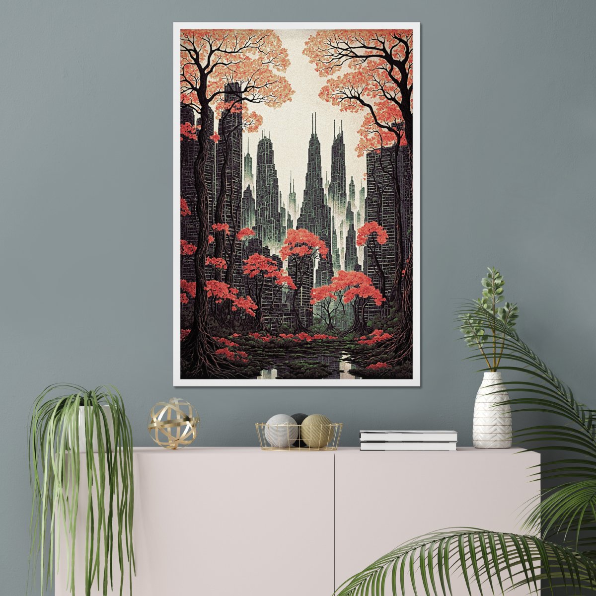 Downtown apocalypse - Art print - Poster - Ever colorful