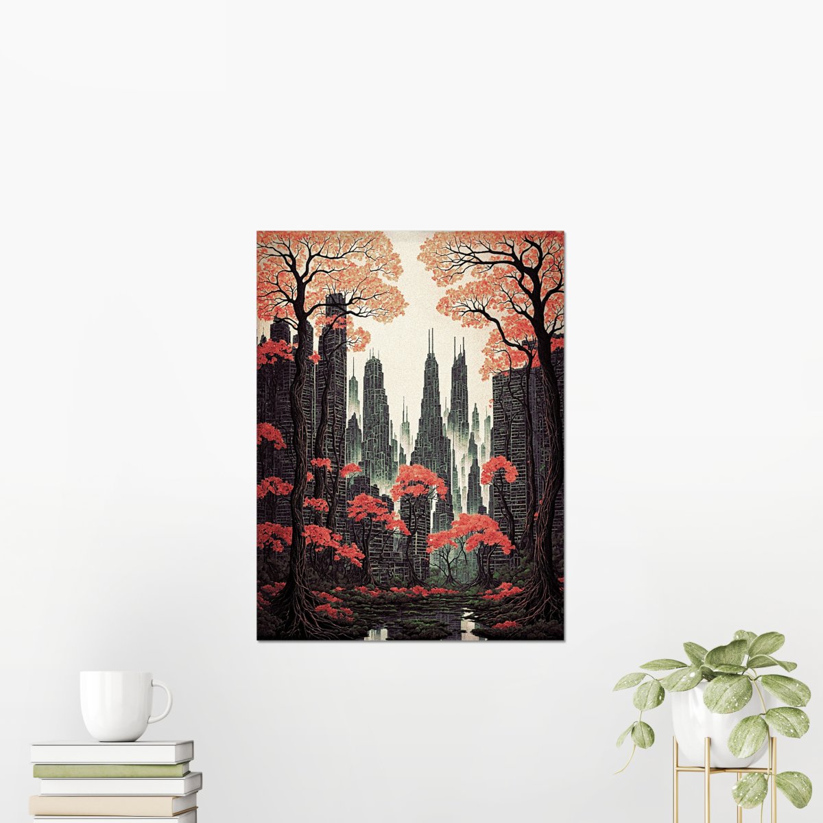 Downtown apocalypse - Art print - Poster - Ever colorful