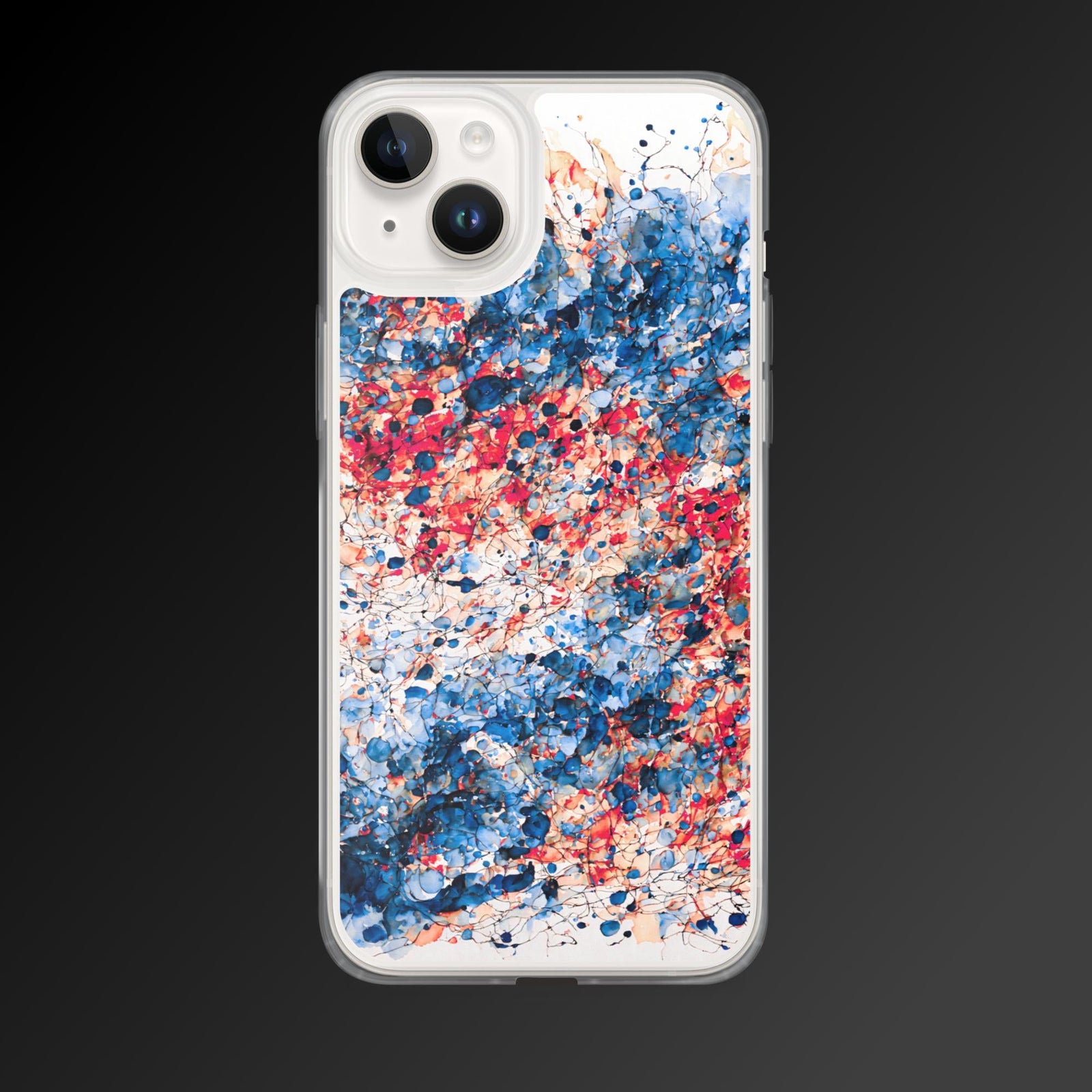 "Dual spirit" clear iphone case - Clear iphone case - Ever colorful