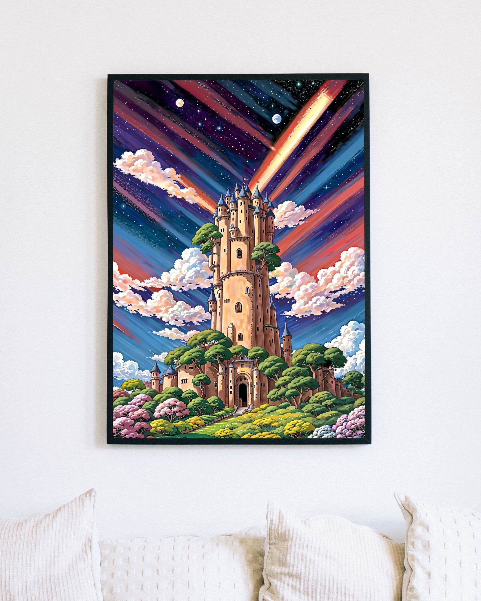 Elven city of stars - Poster - Ever colorful