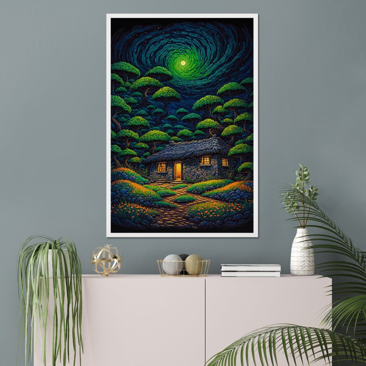 Emerald rock tavern - Art print - Poster - Ever colorful