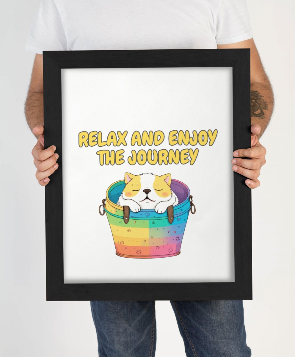 Enjoy the journey - Art print - Poster - Ever colorful