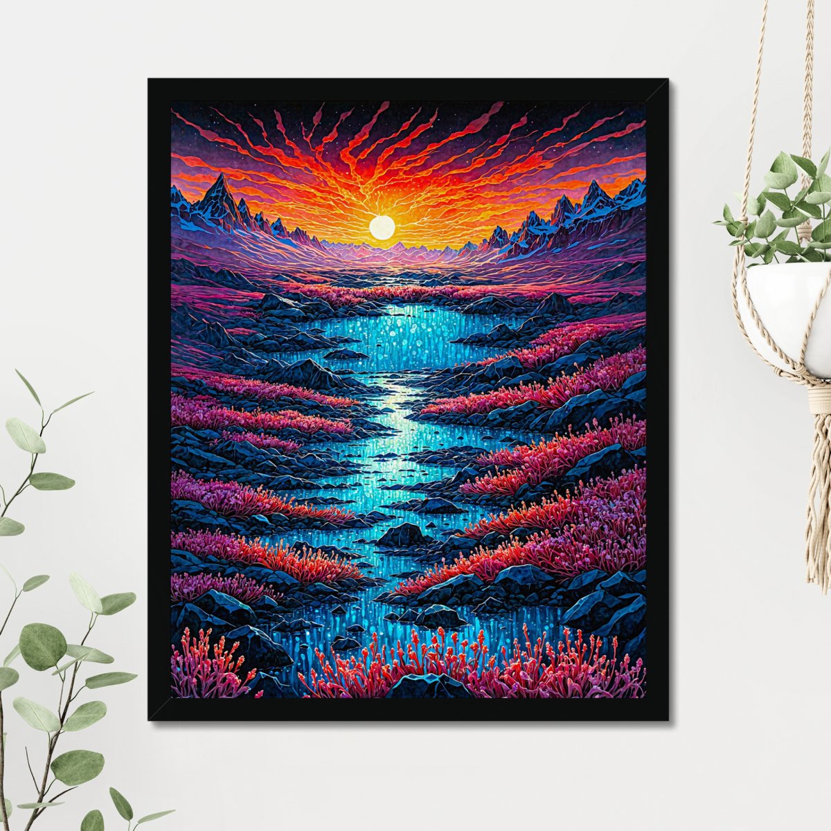 Exotic lands - Art print - Poster - Ever colorful