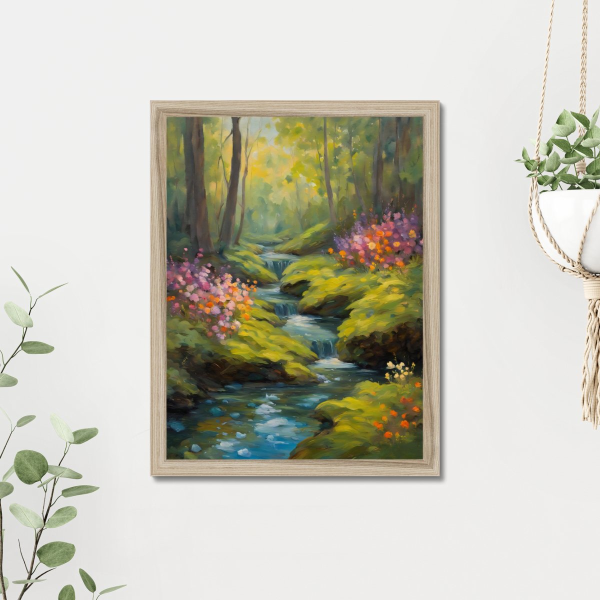 Fairy forest spring - Art print - Poster - Ever colorful