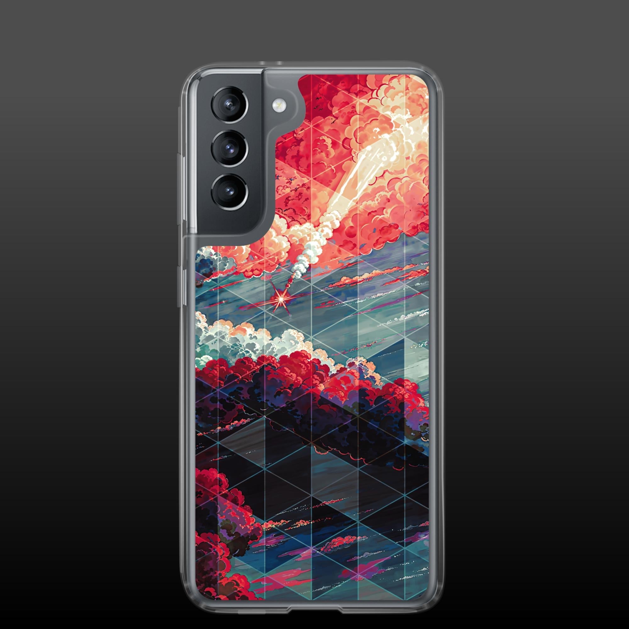 "Falling cataclysm" clear samsung case - Clear samsung case - Ever colorful
