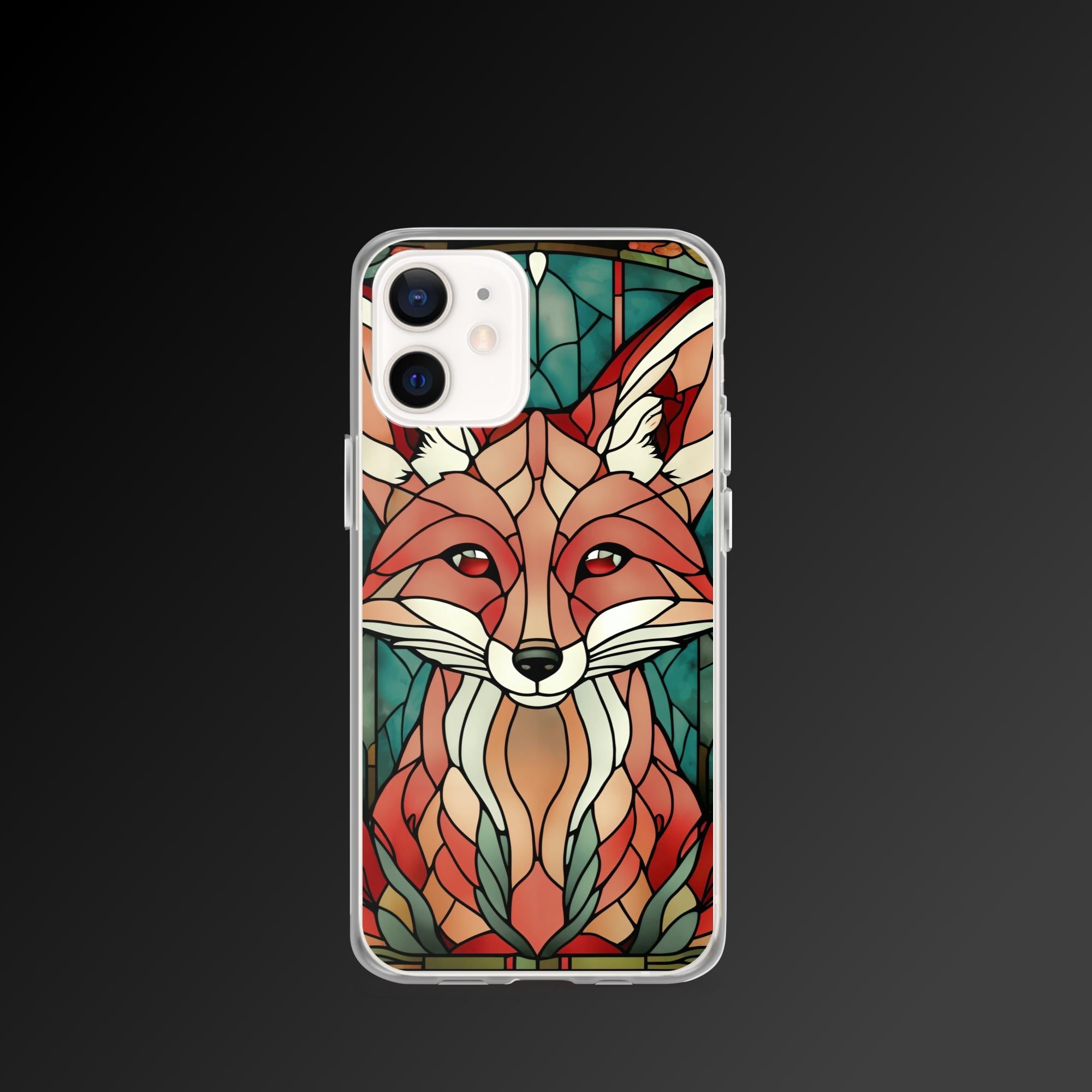 "Flaming fox" clear iphone case - Clear iphone case - Ever colorful