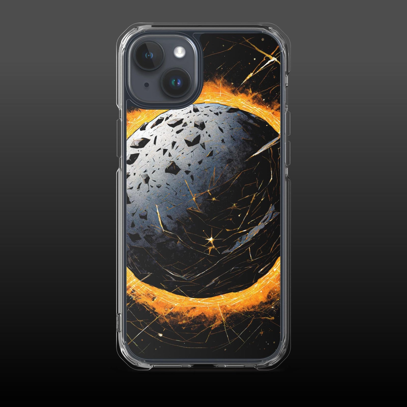 "Flaming meteor" clear iphone case - Clear iphone case - Ever colorful