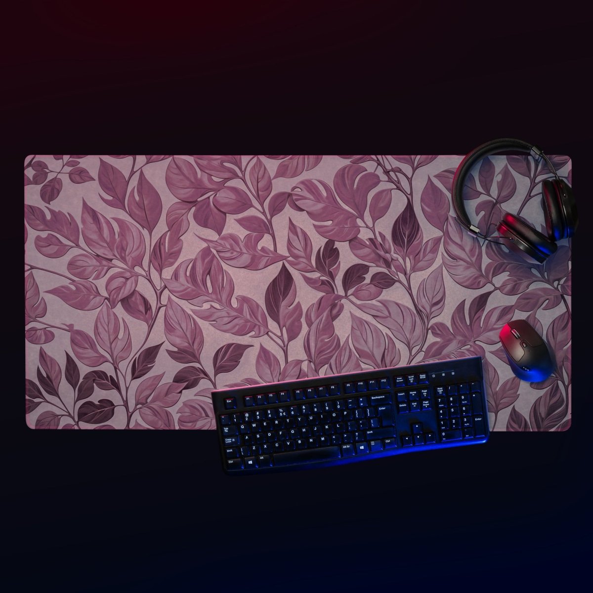Floral Harmony - Gaming mouse pad - Ever colorful