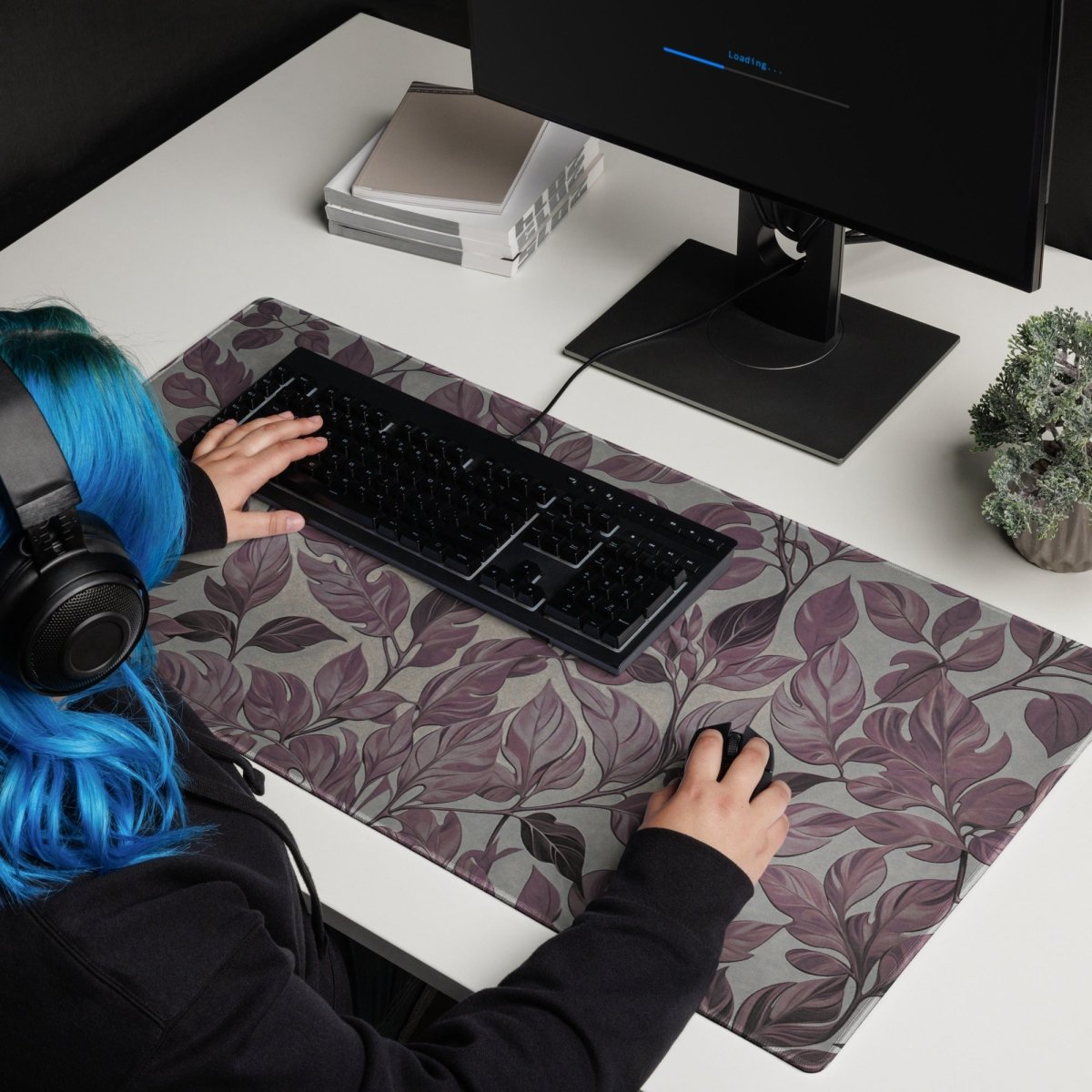 Floral Harmony - Gaming mouse pad - Ever colorful